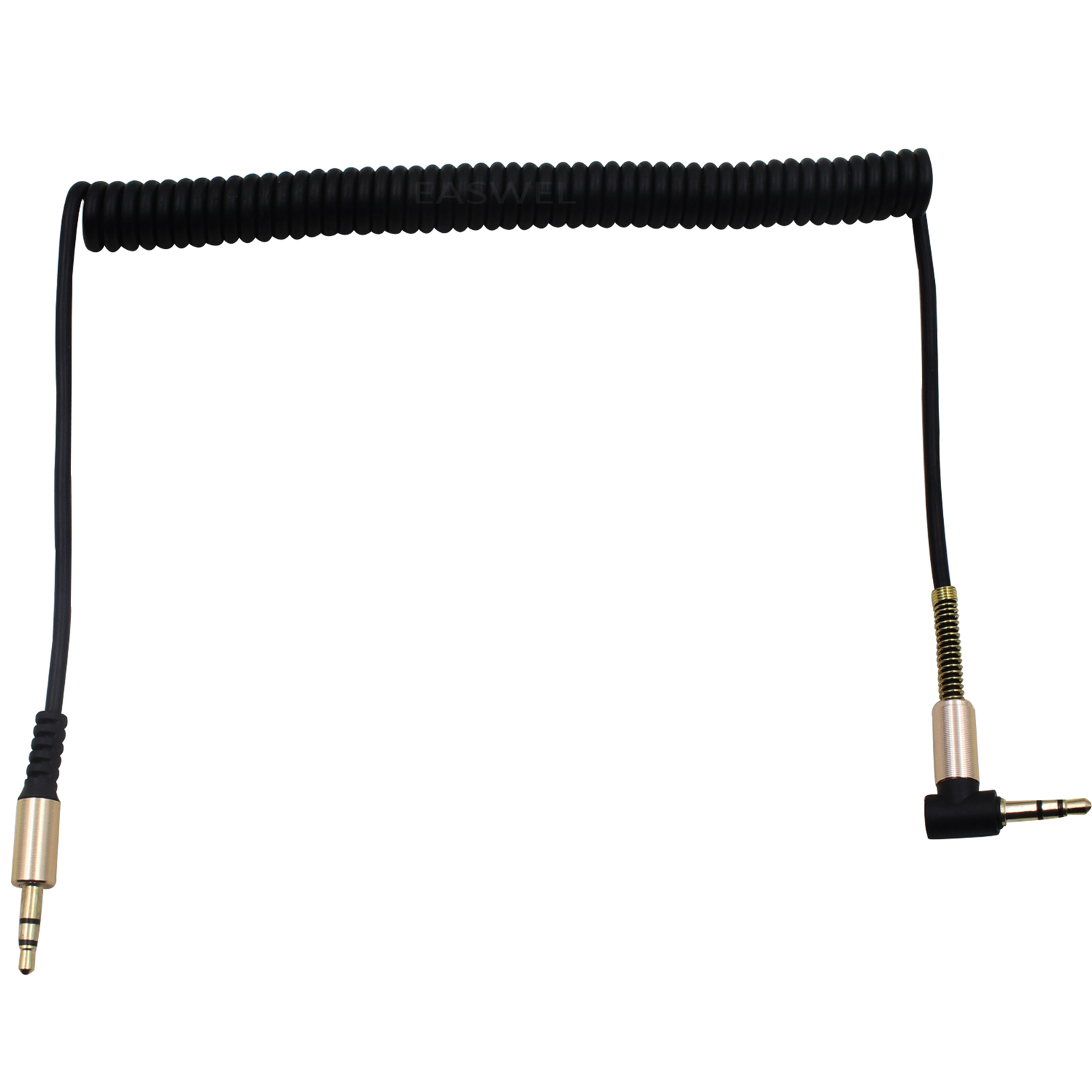3.5mm Male to M Aux Cable Cord L-Shaped Right Angle Car Audio Headphone Jack Red