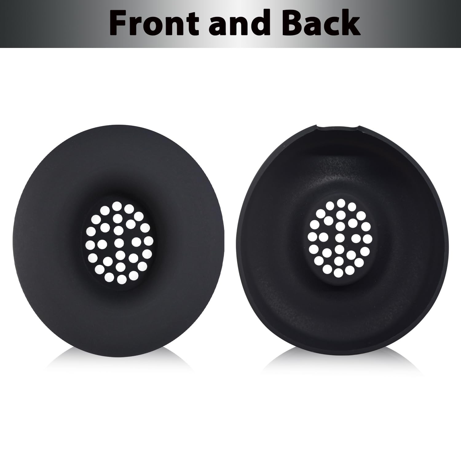 Adhiper Sweat Earpad Covers Accessories for Beats Solo 4, Solo 3 – Black | Soft
