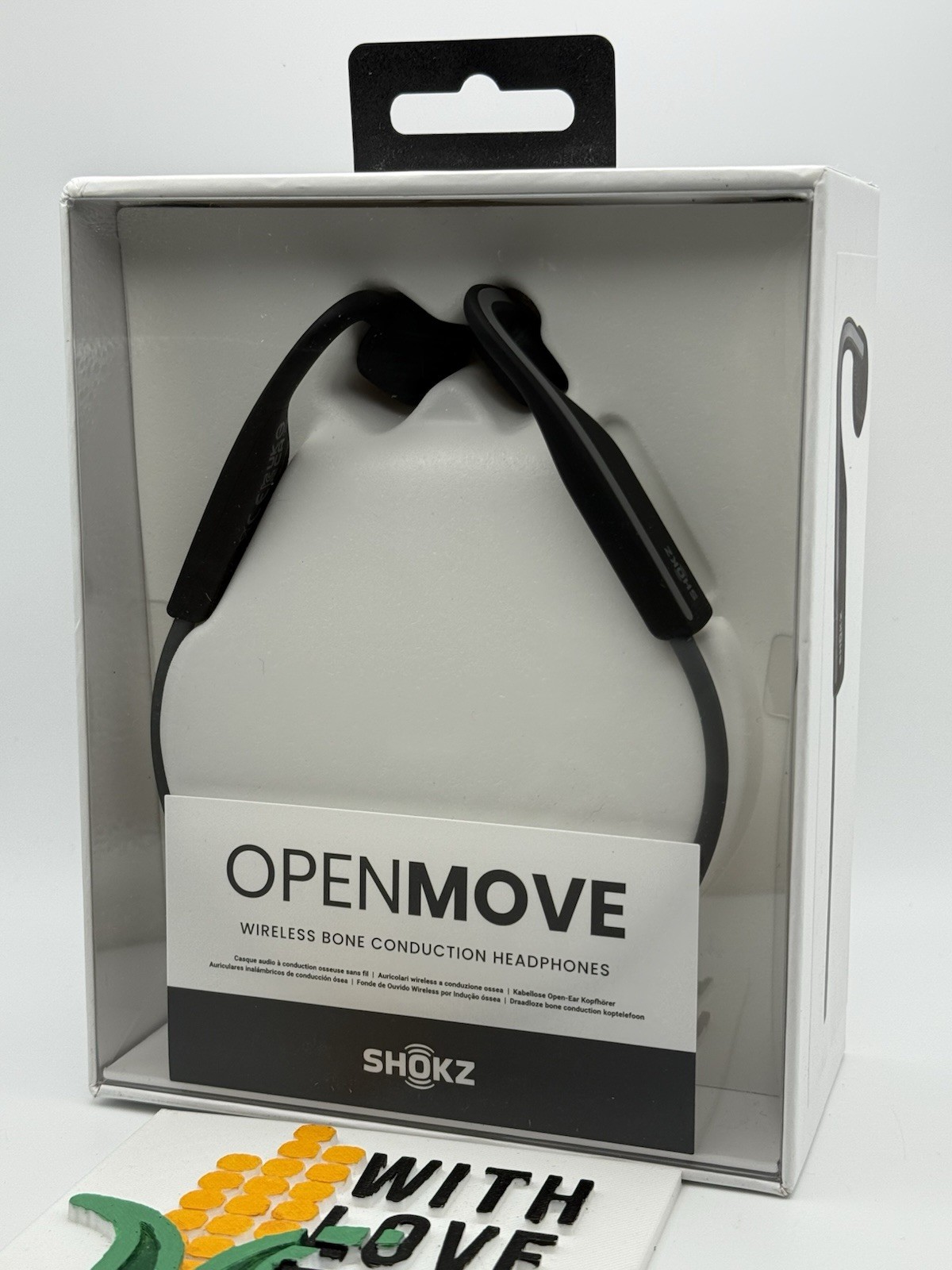 Shokz – OpenMove Bone Conduction Open Ear Lifestyle/Sport Headphones – Gray