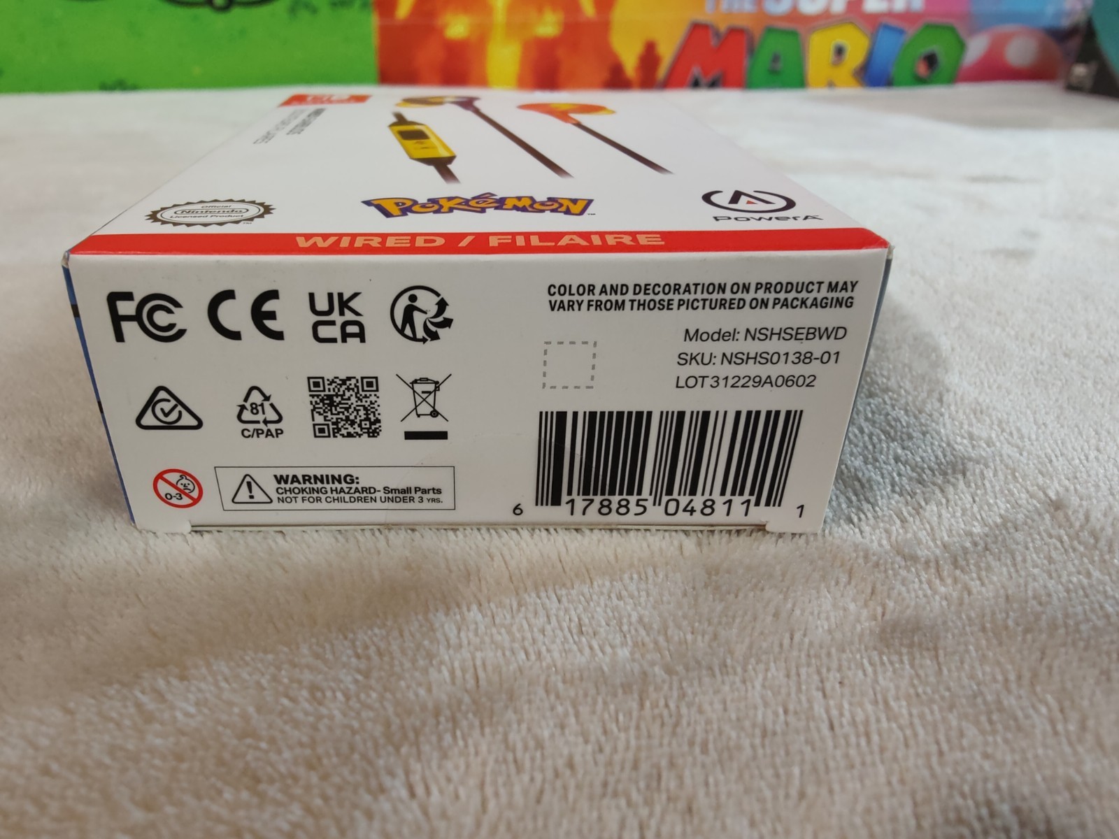 PowerA Wired Earbuds Nintendo Switch Pokemon Pikachu Blossom 3.5 mm Headphones