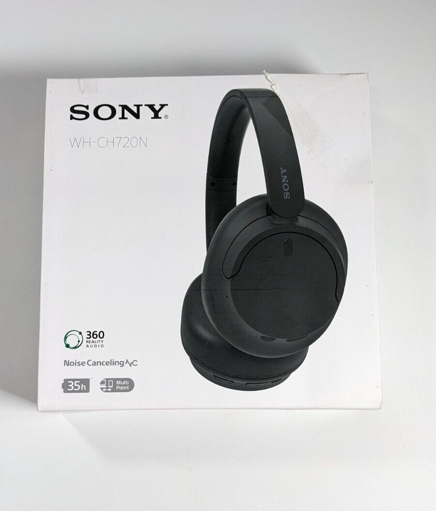 Sony WH-CH720N Noise Cancelling Wireless Headphones- Black