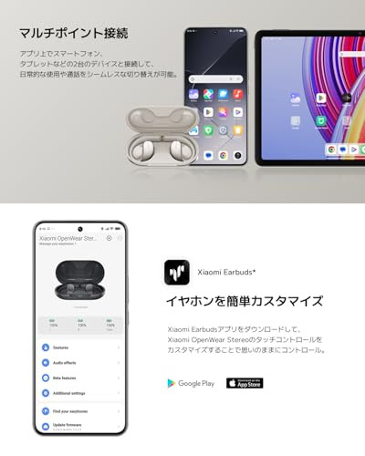 Xiaomi OpenWear Stereo Hi-Res LHDC Earbuds (Cosmic Gray)