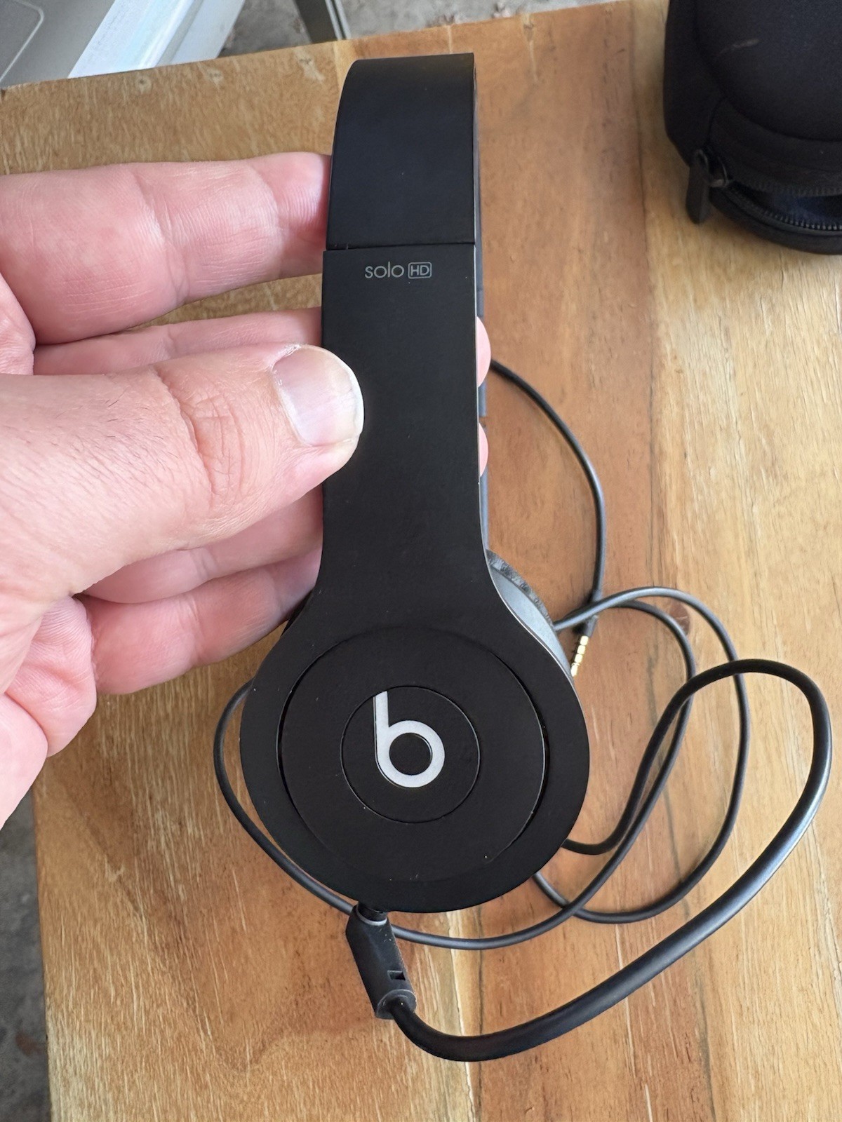 Beats by Dr. Dre Solo HD Over the Ear Headphones – Black with Zipper Case