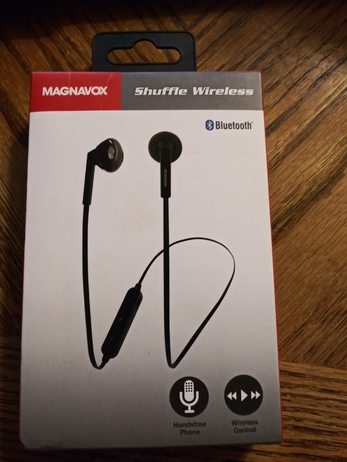 Magnavox Shuffle Wireless Bluetooth Handsfree Phone Wireless Control 12mm Driver