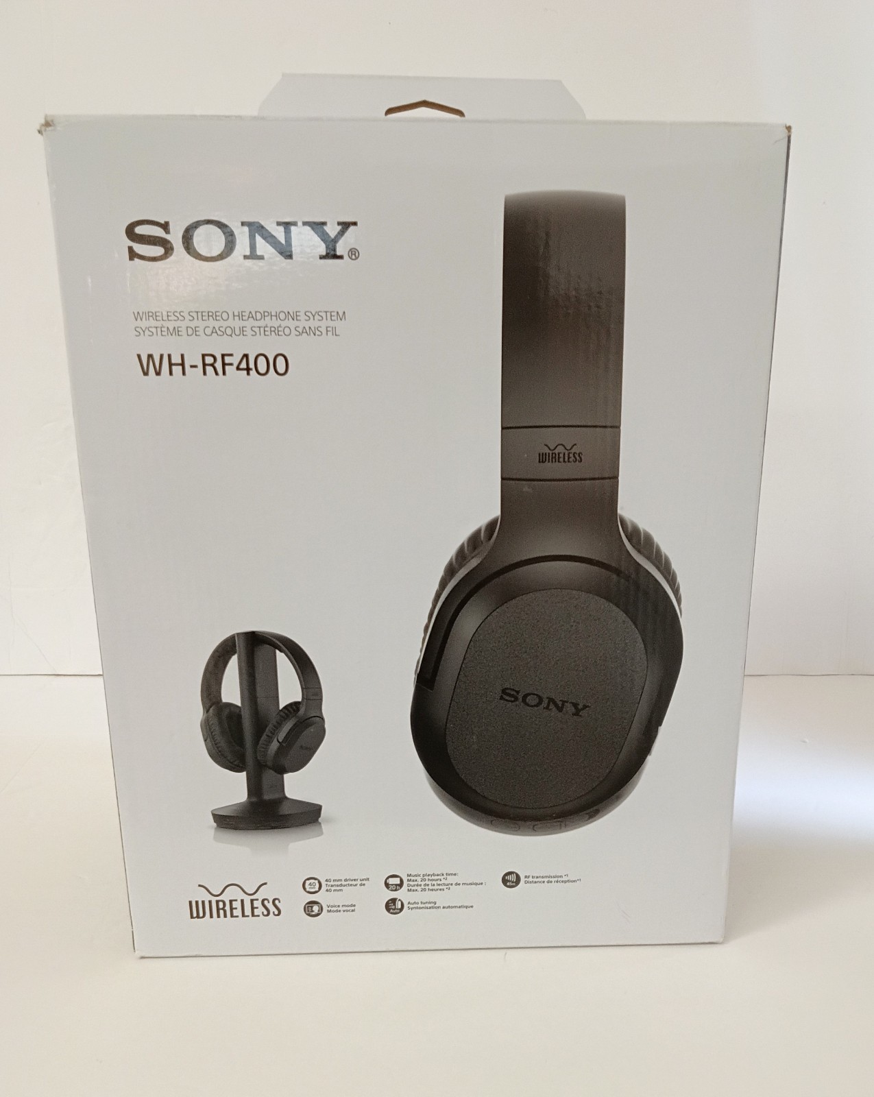 Sony RF400 Wireless Home Theater Headphones for TV Watching (WHRF400)