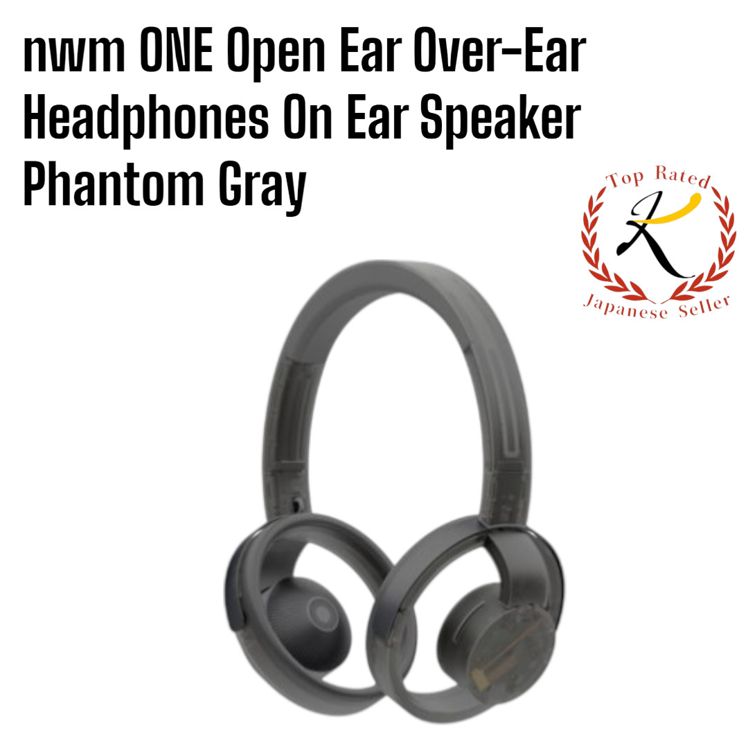 【US/DDP】 nwm ONE Open Ear Over-Ear Headphones On Ear Speaker Phantom Gray NEW