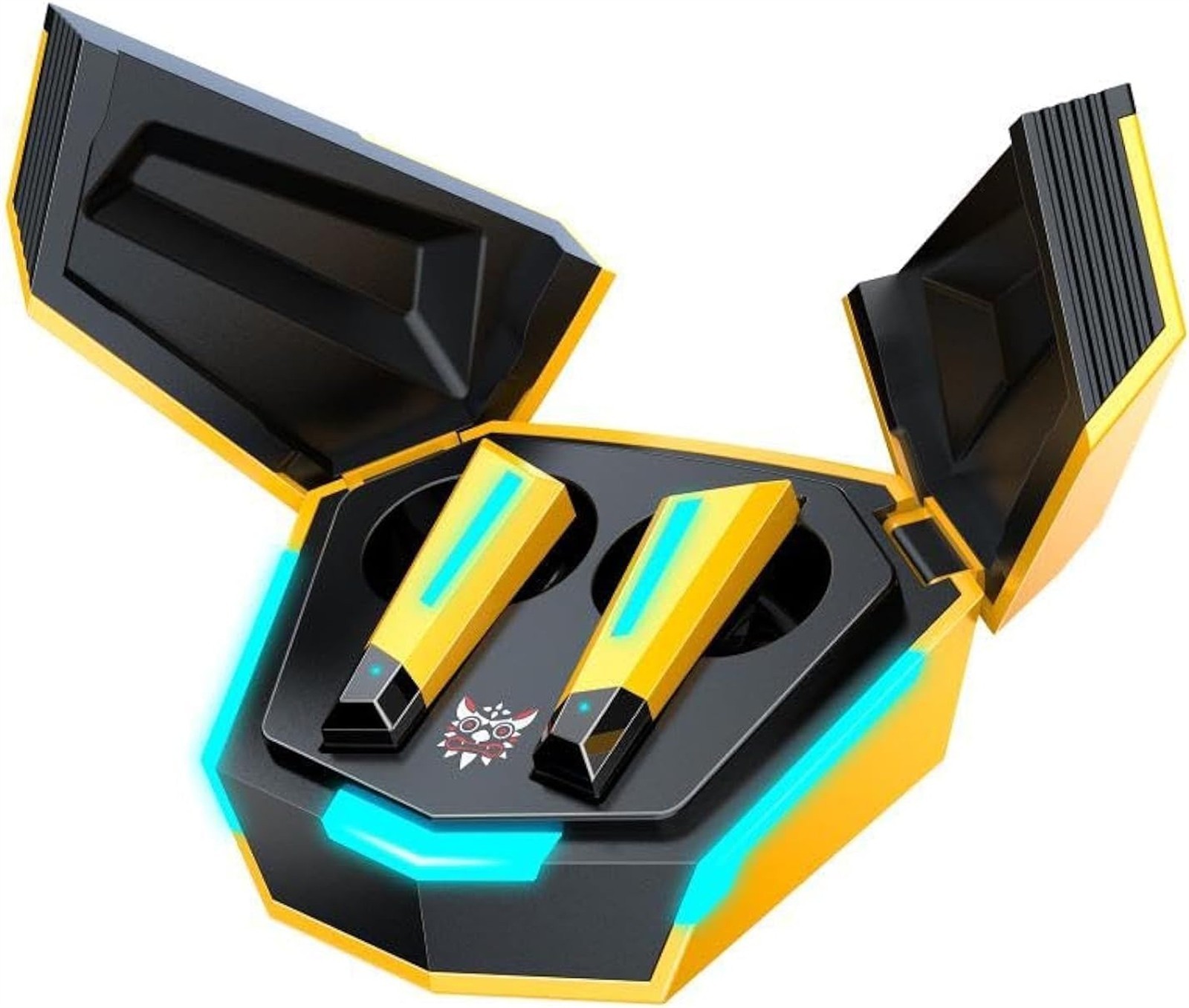 New Onikuma T32 Yellow Bumblebee Wireless Bluetooth In Ear Earphones Earbuds