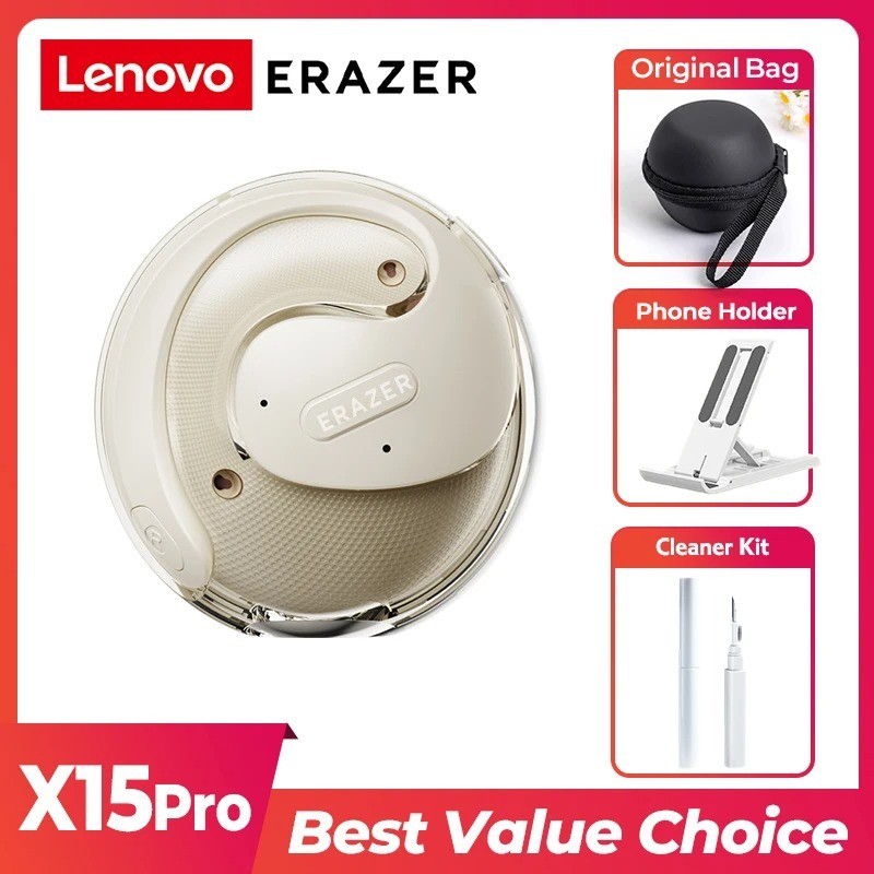 Lenovo X15 Pro II OWS Earphones Bluetooth 5.4 Earbuds On Ear Sports Headphones