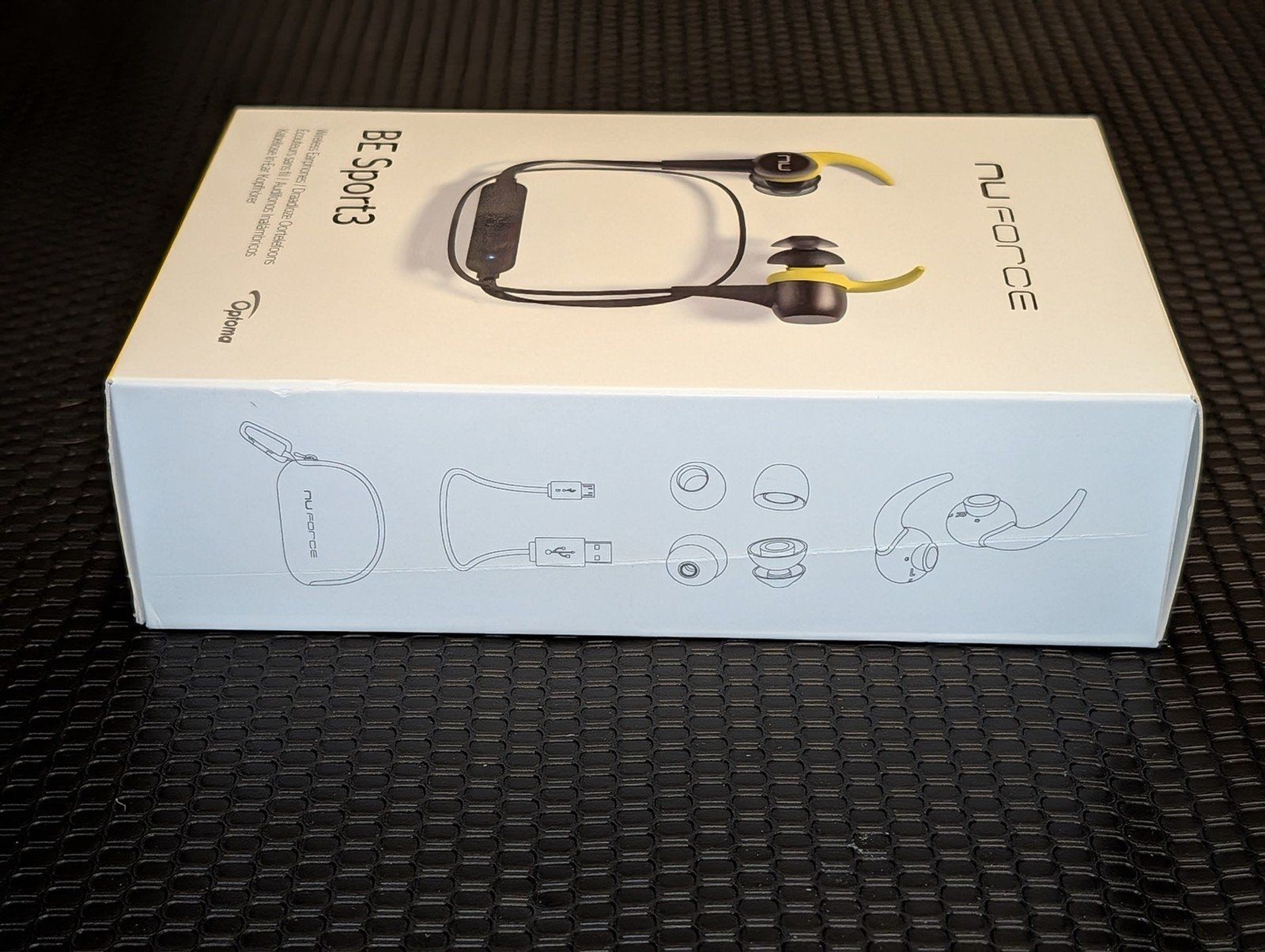 NuForce Optoma BE Sport3 BESPORT3-GUNMETAL Wireless Bluetooth in-Ear Headphones