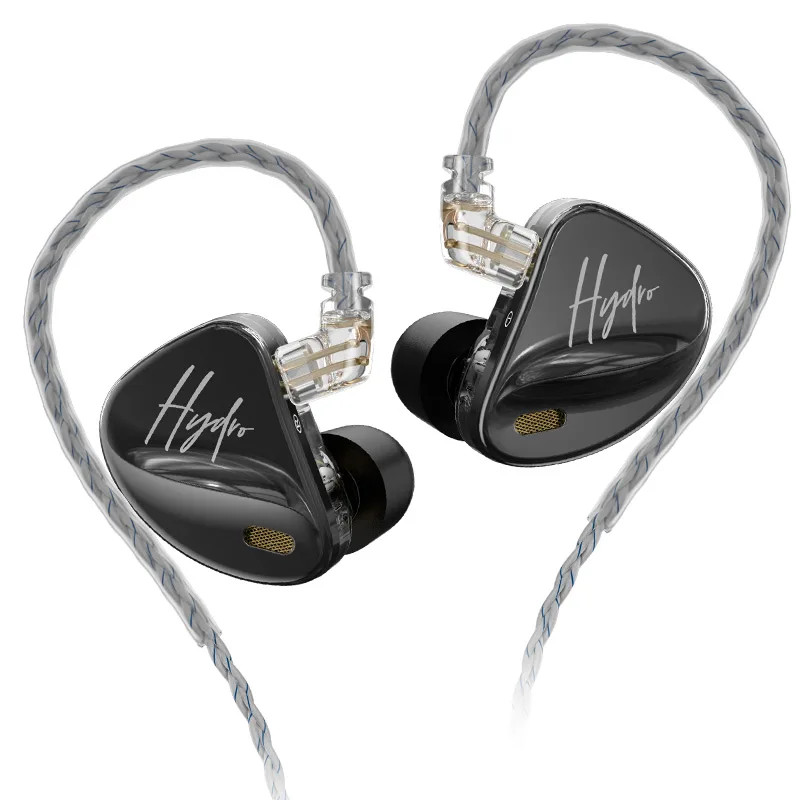 CCA Hydro Hybrid 10-Driver IEM Earbuds Wired HiFi Tuning Switch Detachable Cable