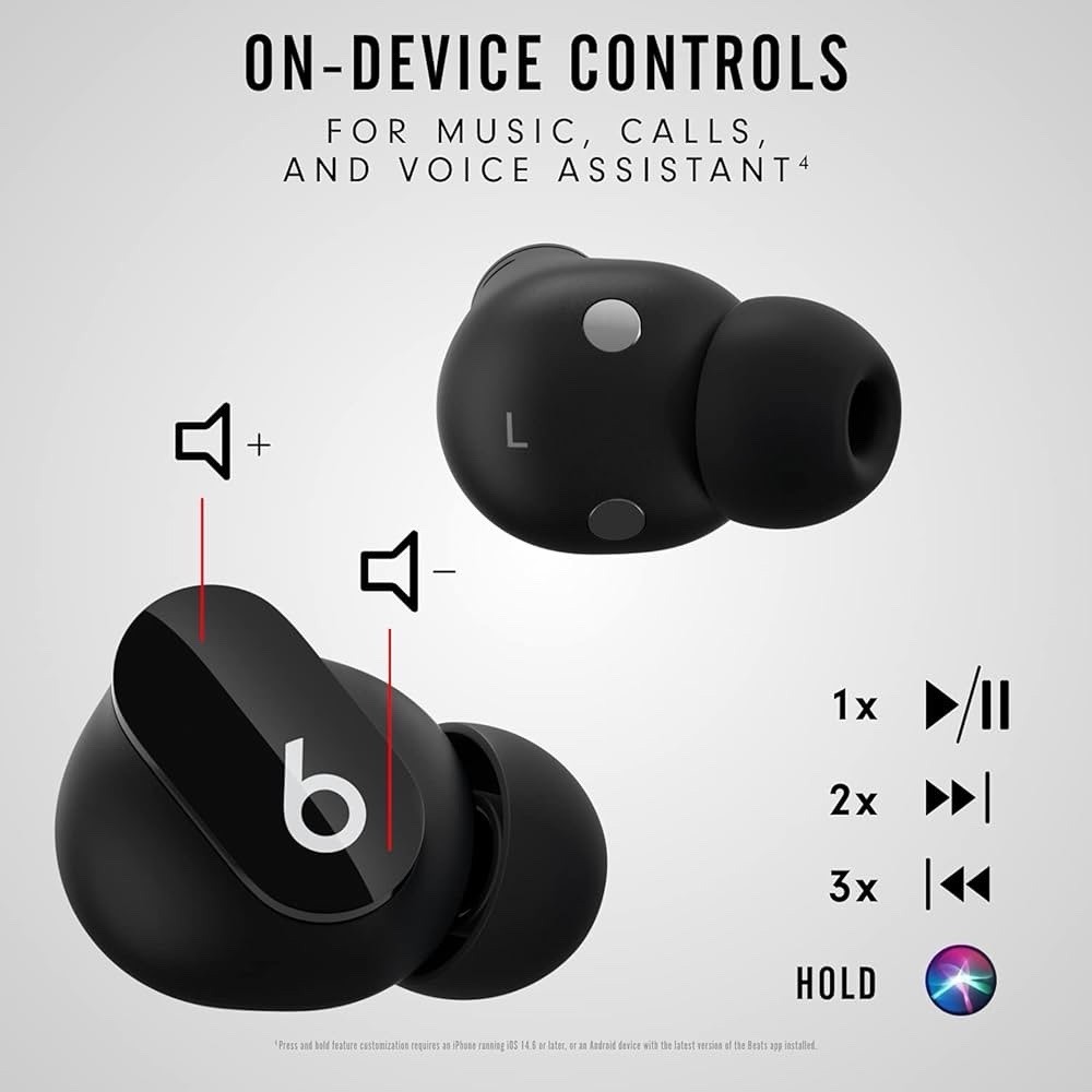 Brand New Beats Studio Buds by Dr. Dre Wireless In-Ear Headphones Black