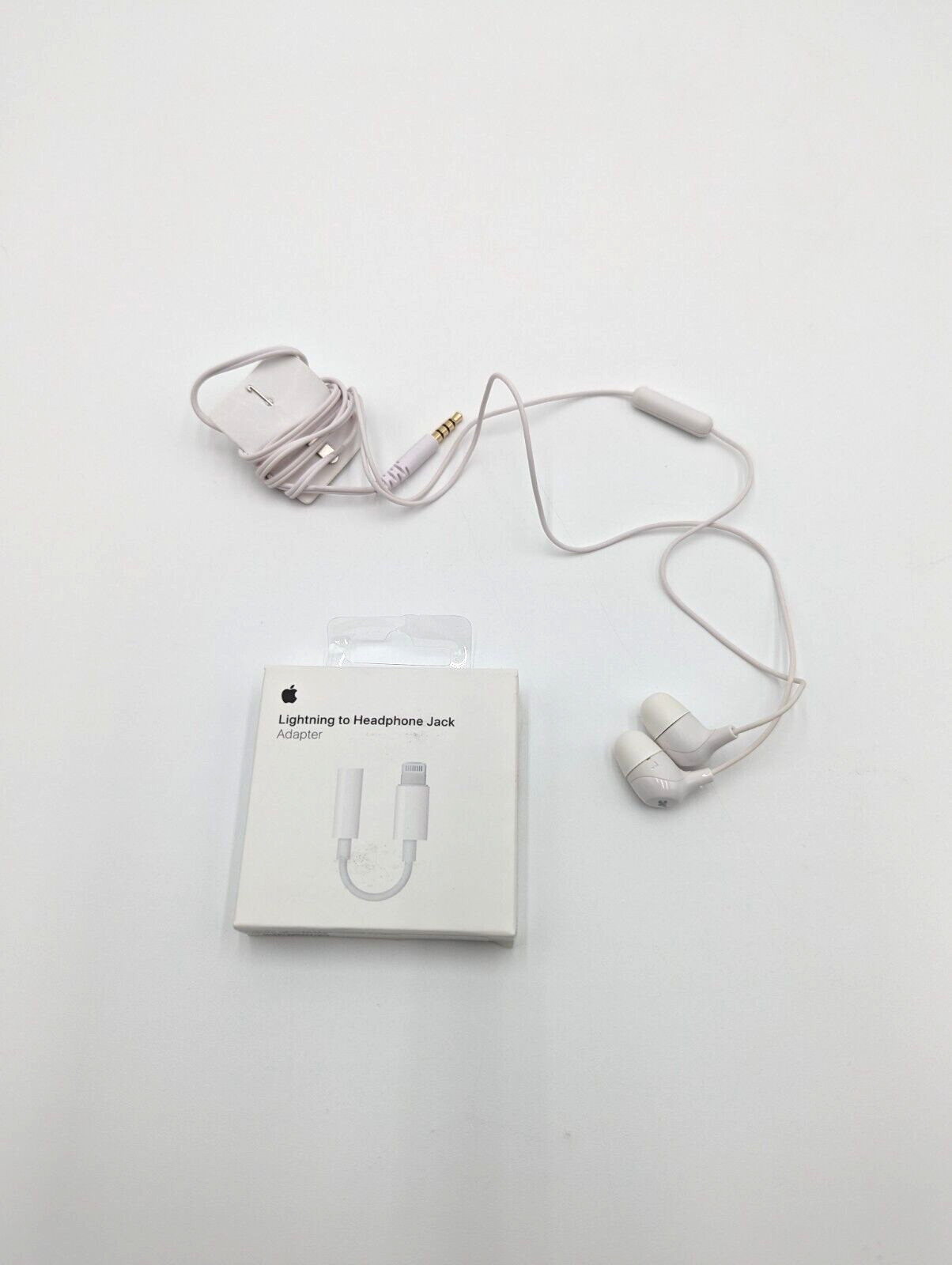 JVC Memory Marshmallow Memory Foam Earbud with Mic White with Apple Adaptor