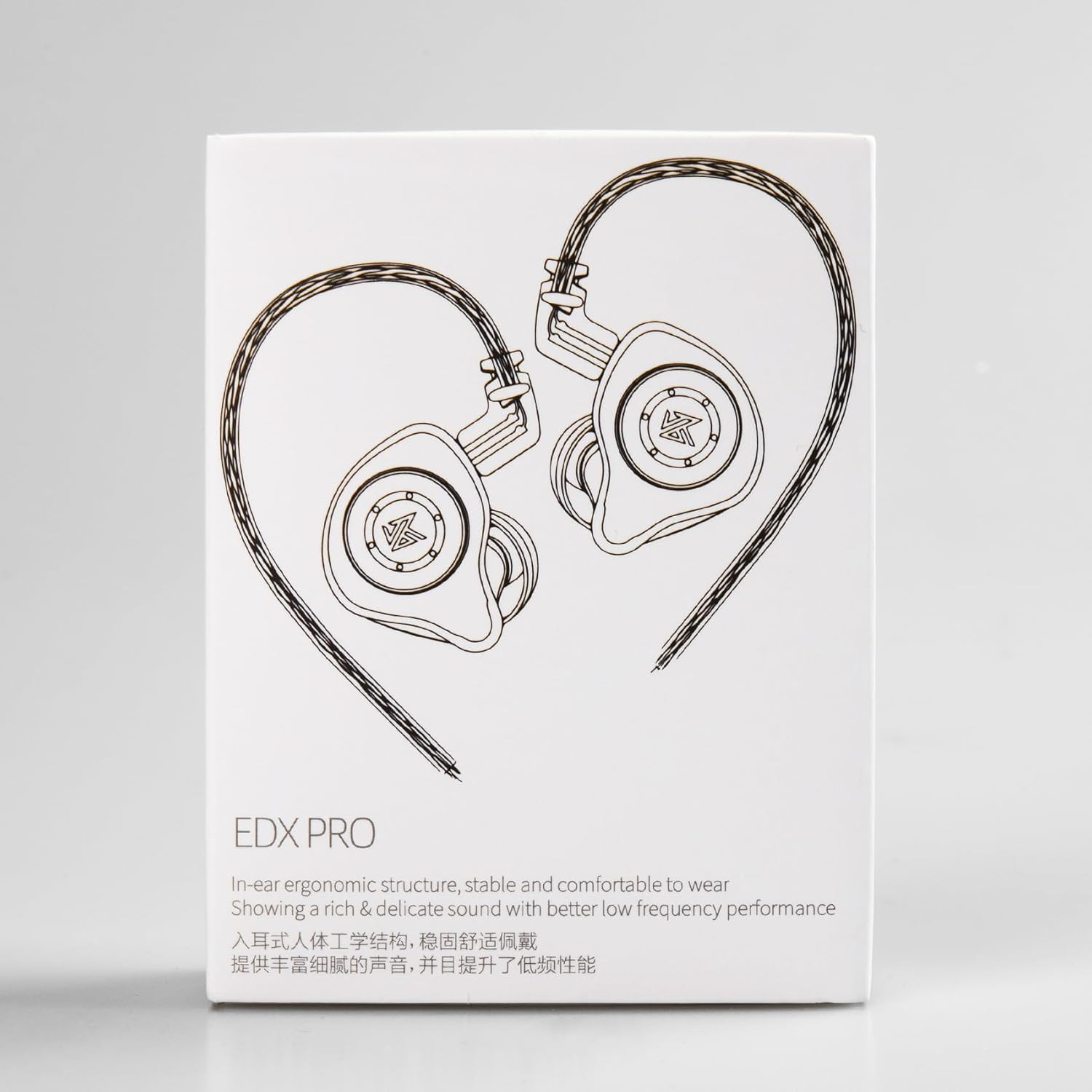 keephifi KZ EDX Pro in Ear Monitors KZ Headphones IEM Earphones with Dual DD HiF