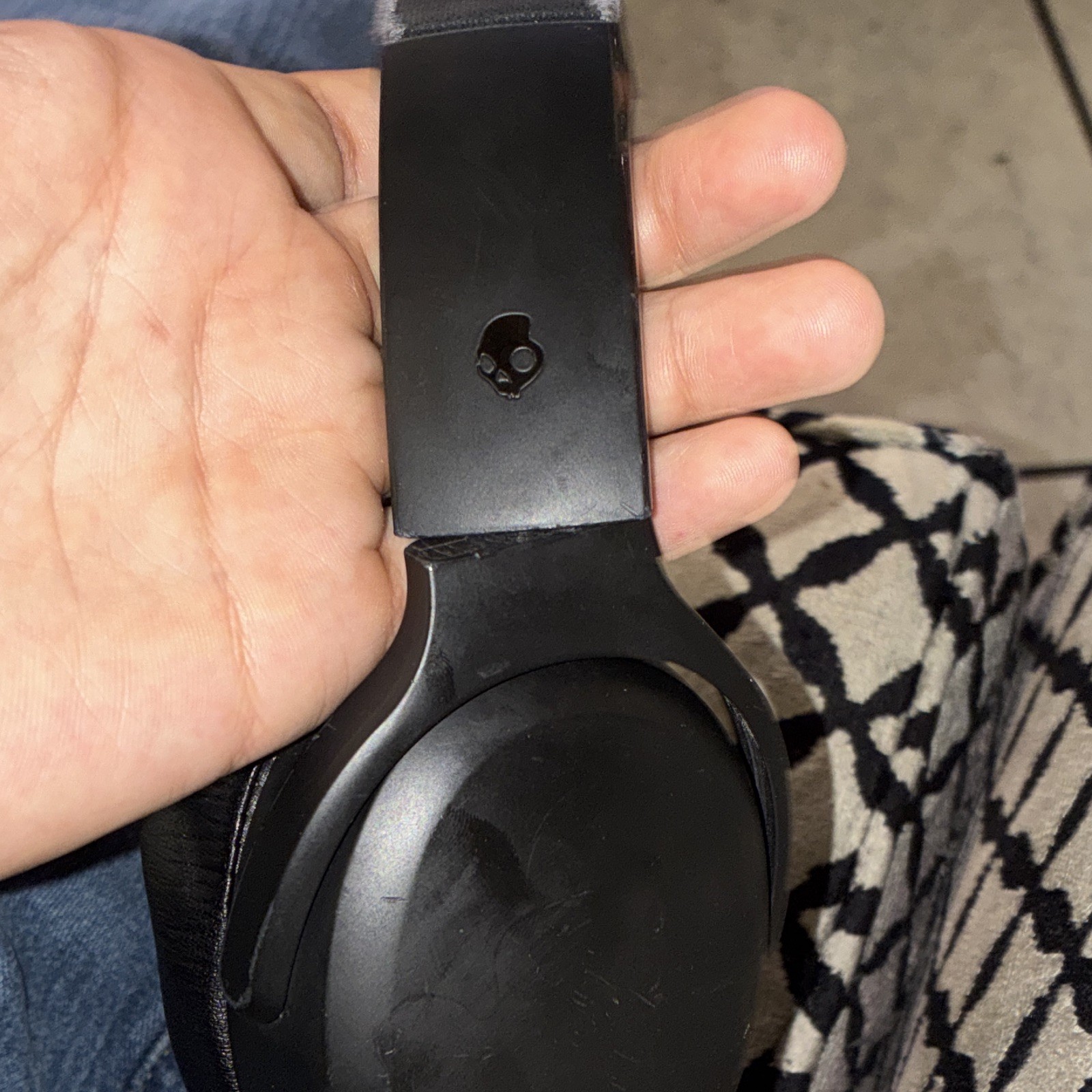 Skullcandy Crusher ANC 2 Bluetooth Over-Ear Headband Headphones, Black Used