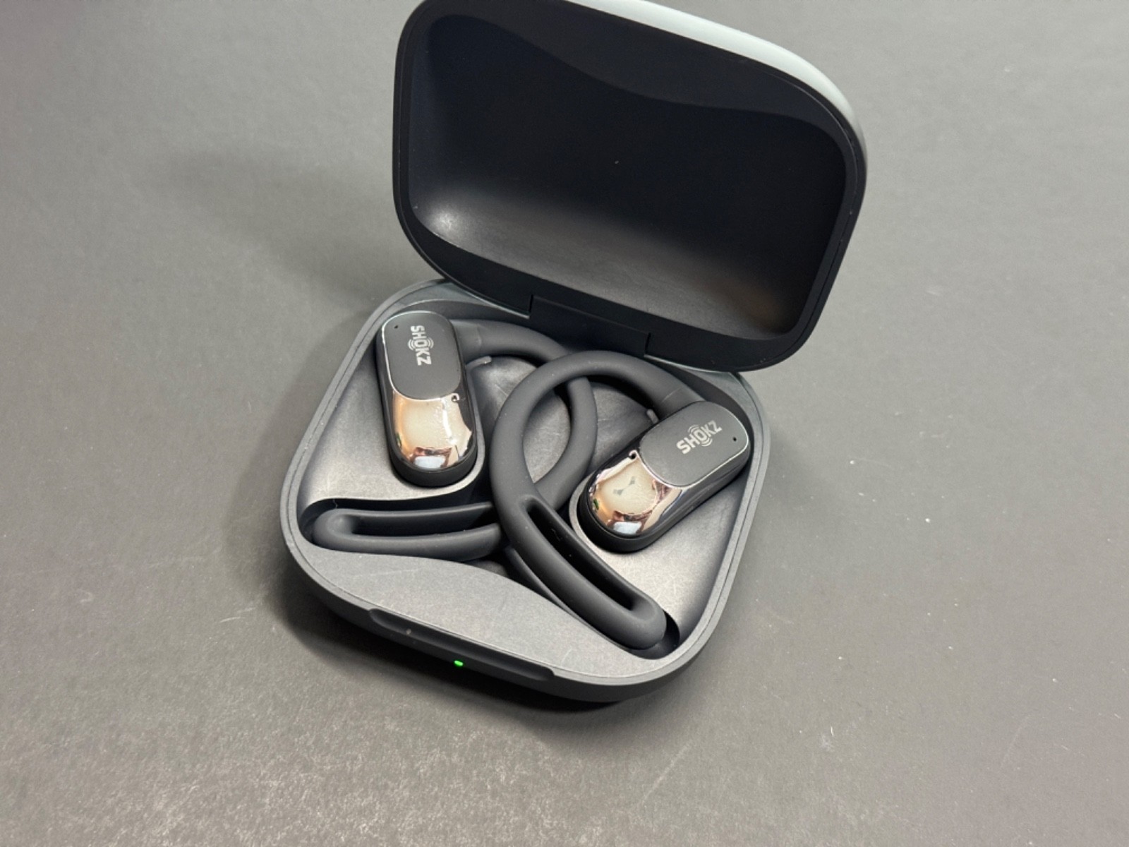 SHOKZ OpenFit Air Open-Ear Wireless Bluetooth Headphones – Black –