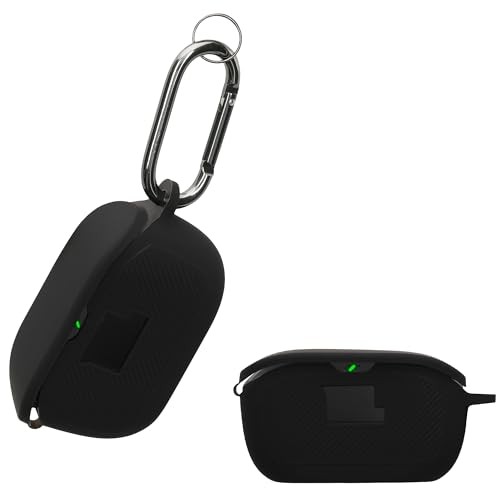 Case Compatible with JBL Vibe Buds Case – Silicone Cover Holder for Black