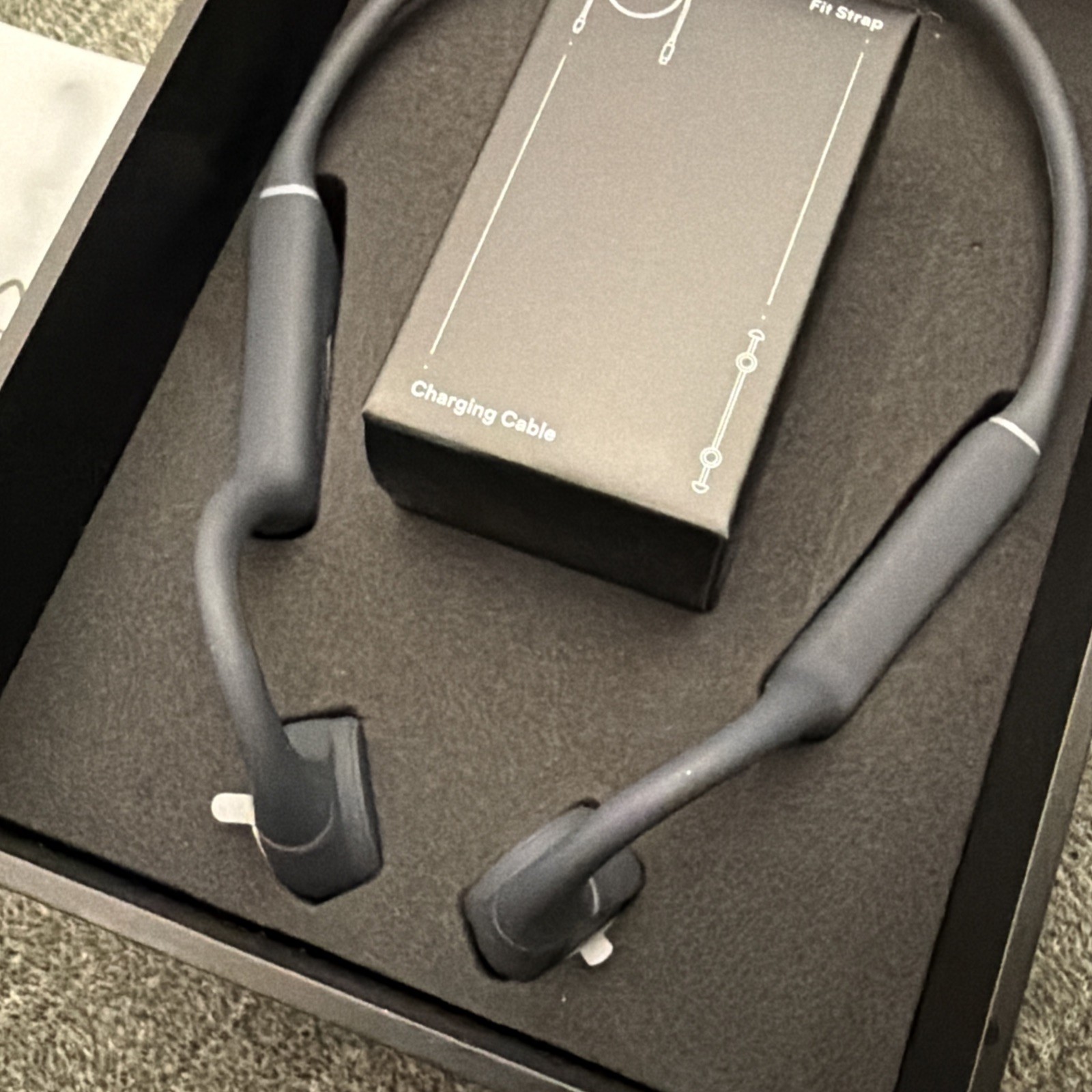 Raycon Bone Conduction Headphones (Gray) Model # RBB842
