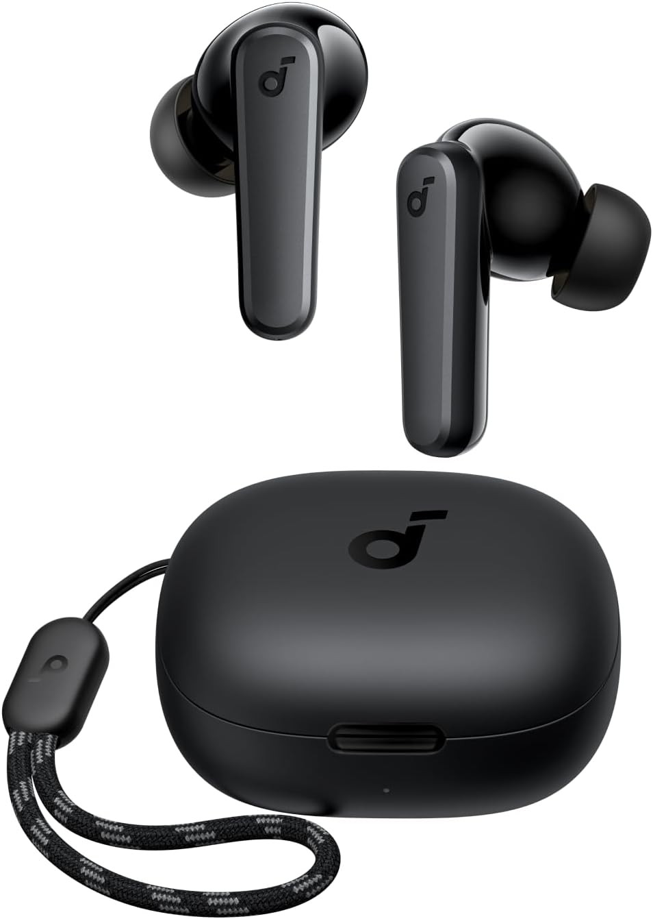 Soundcore by Anker P20i True Wireless Earbuds, 10mm Drivers with Big Black
