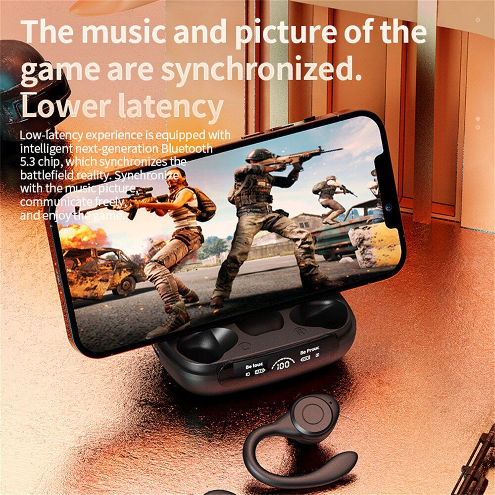 Wireless Bluetooth 5.3 Headset TWS Earphones Earbuds Stereo Headphones Ear Hook