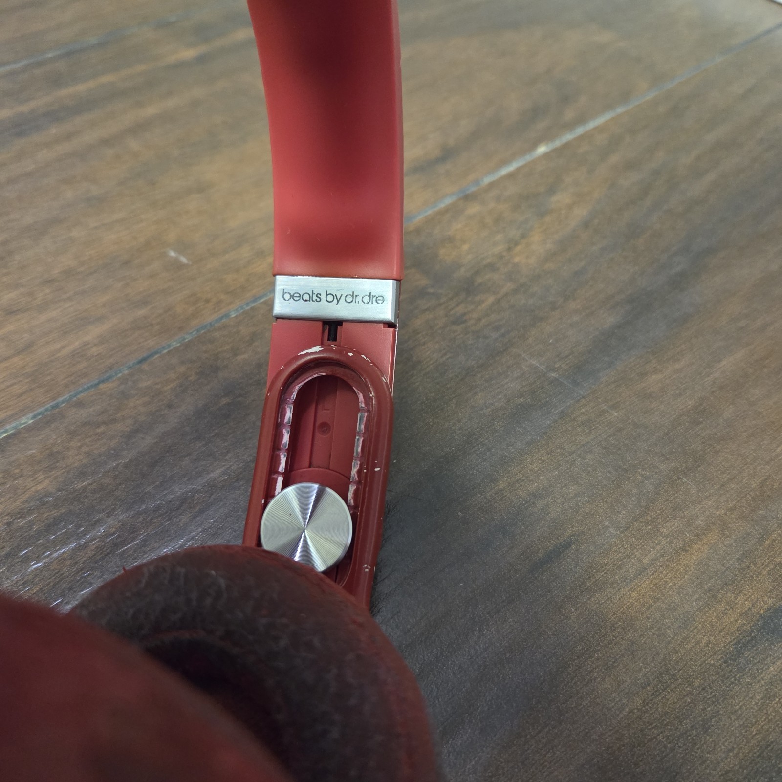 Red Beats Mixr DJ On-Ear Headphones w/Generic Audio Cord | Needs New Ear Cushion