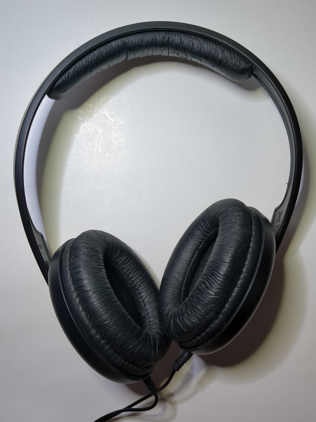 Sennheiser HD 202 Headphones Black 3.5mm Jack Over Ear Tested Works