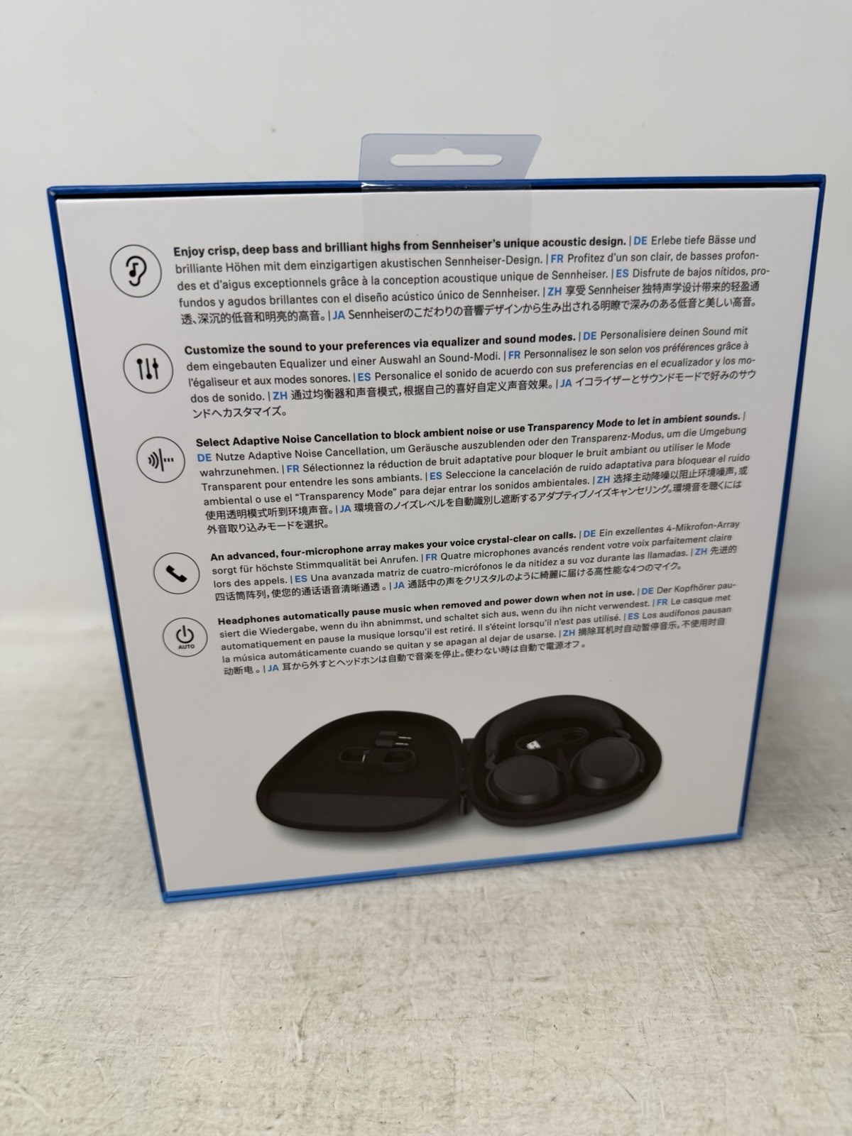 Sennheiser MOMENTUM 4 Wireless Bluetooth Over-Ear Headphones Black – New Sealed