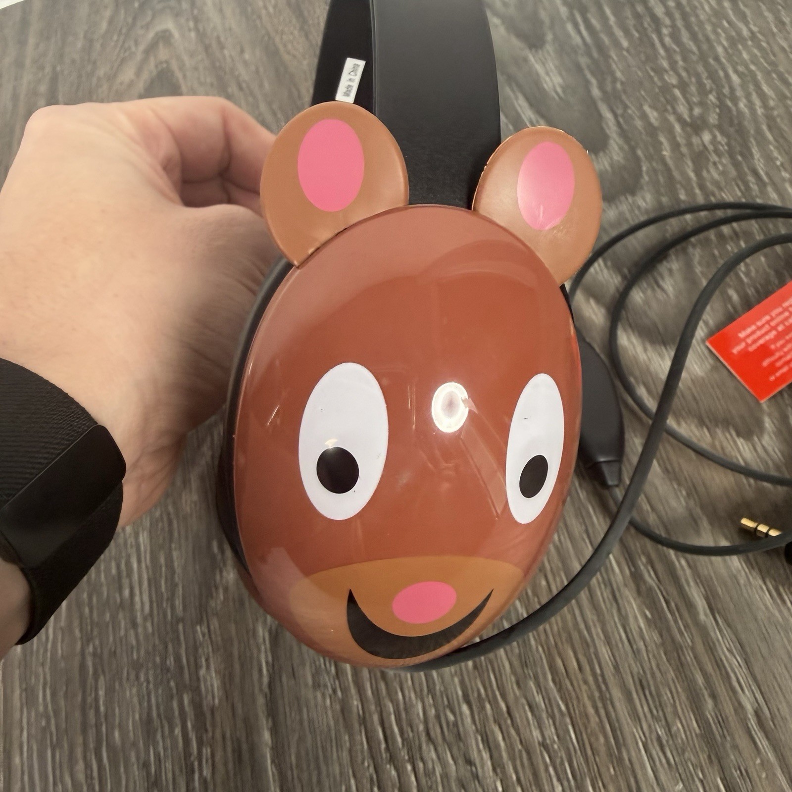 Califone Kids Bear Headphones Listening First Stereo 2810-BE Wired Vintage Y2K