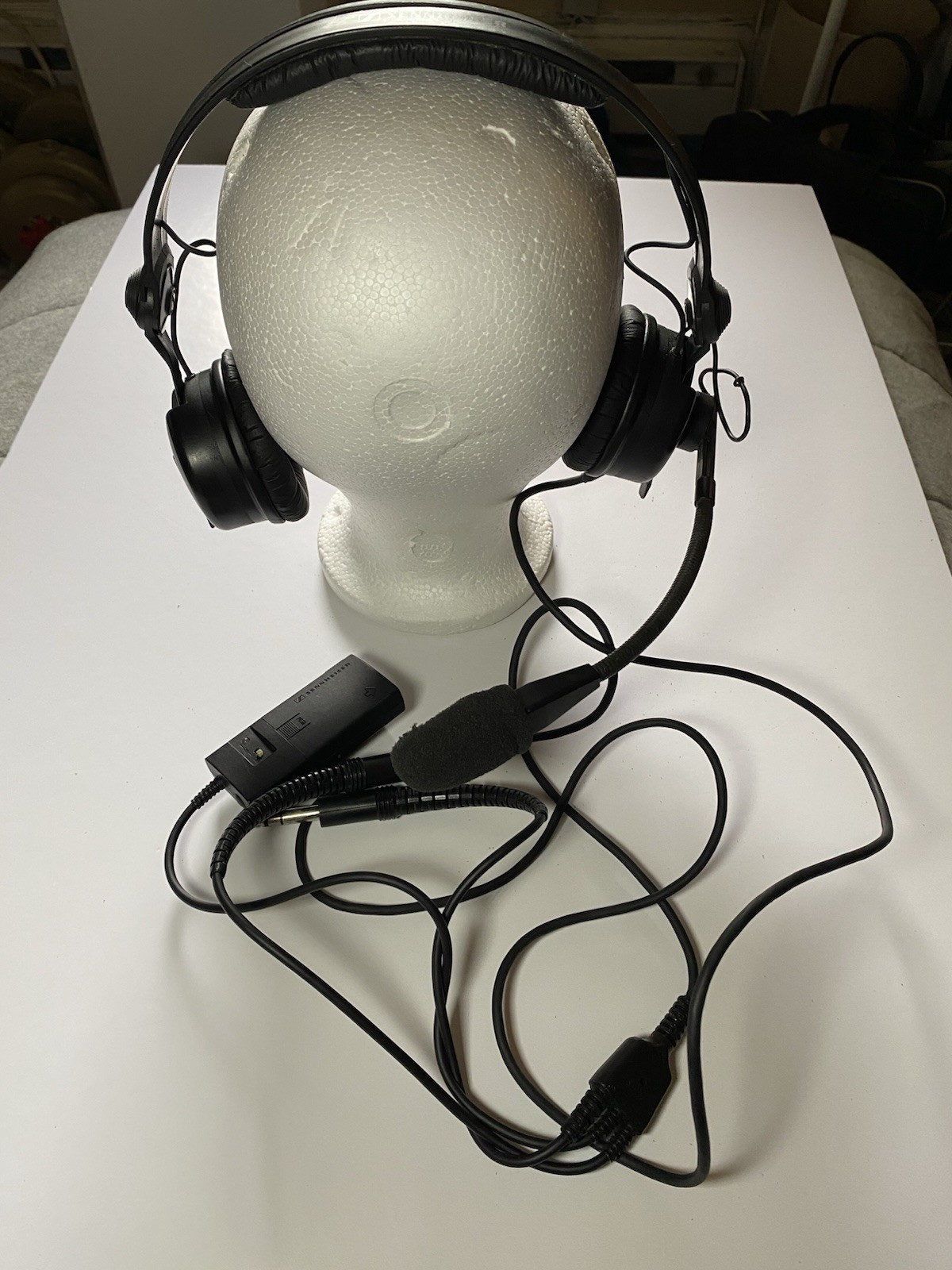 Sennheiser Aviation NoiseGard Headphones HMEC 25-KA – Untested Made In Germany