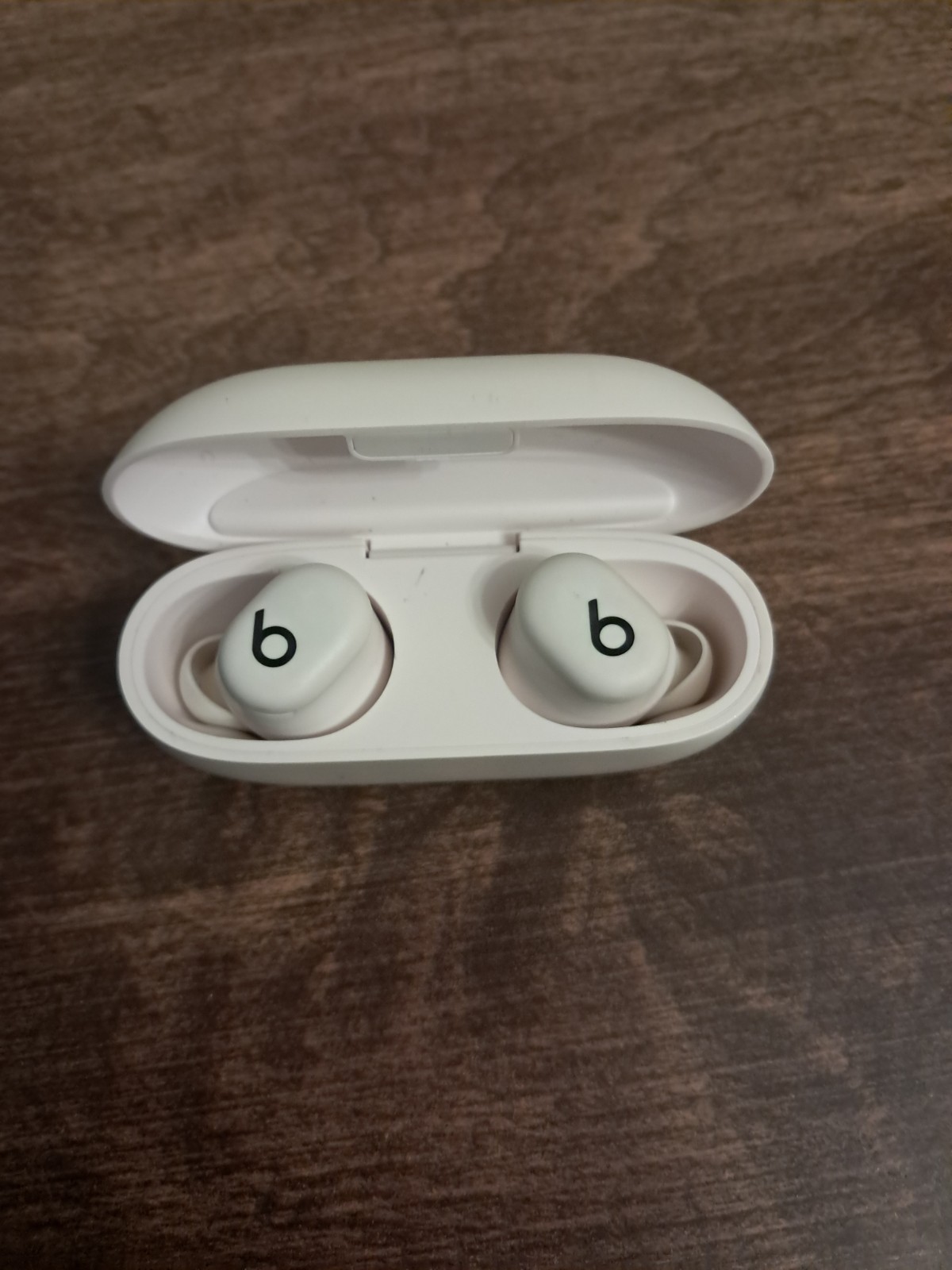 Beats Earbuds and Case Matte Ivory Color (No Charger)