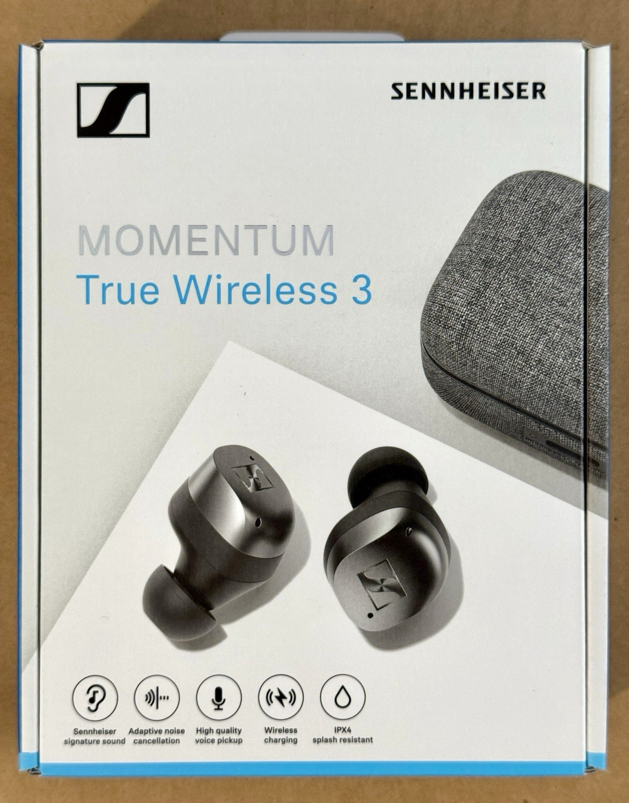 SENNHEISER MOMENTUM True Wireless 3 Noise Cancelling Earbuds – Graphite (700074)