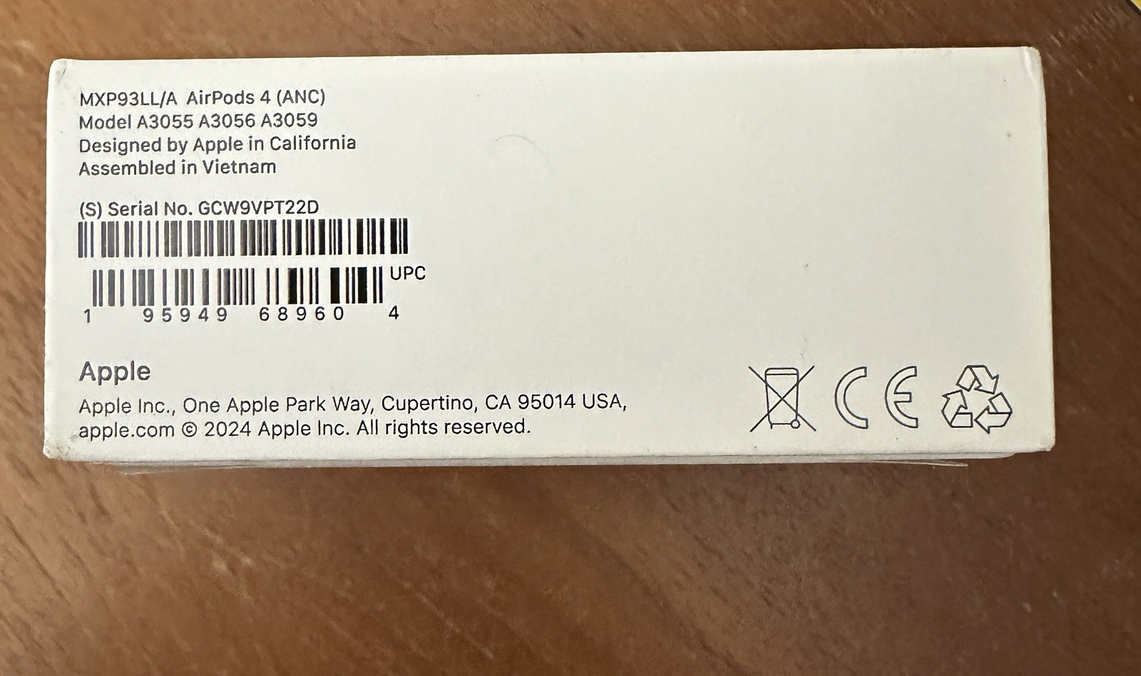 Apple AirPods 4 Active Noise Cancellation Bluetooth Wireless
