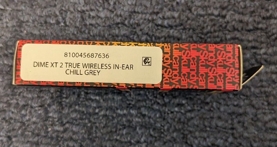 Skullcandy Dime XT2 – True Wireless Earbuds – Chill Gray – NEW & SEALED