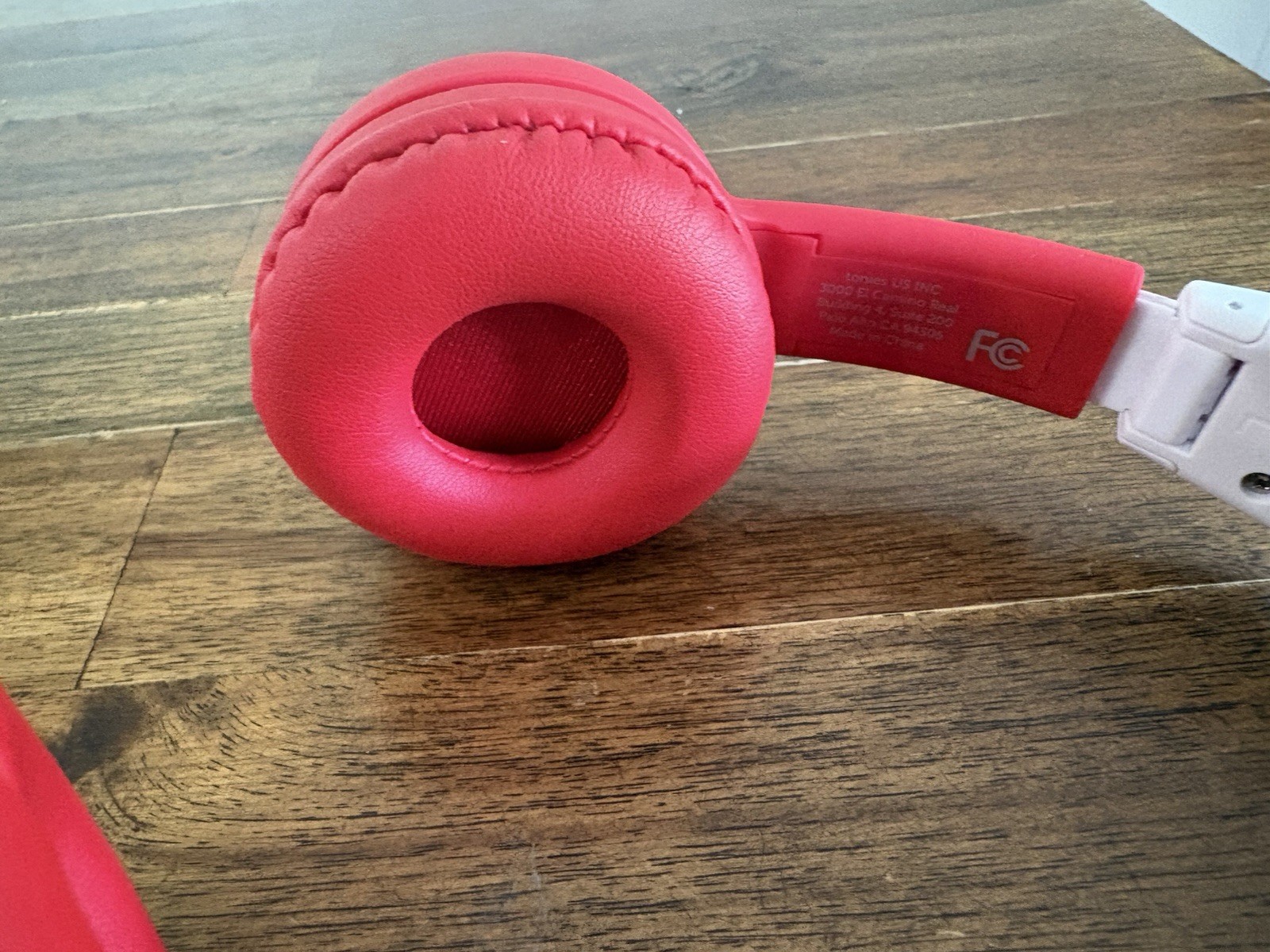 Red Headphones For Kids-Toniebox No Aux Cable