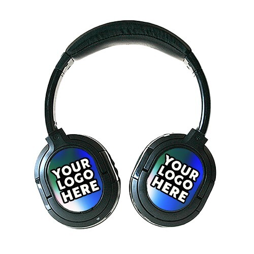 Custom Photo / Logo Wireless Bluetooth Headphones | Foldable | Includes Case