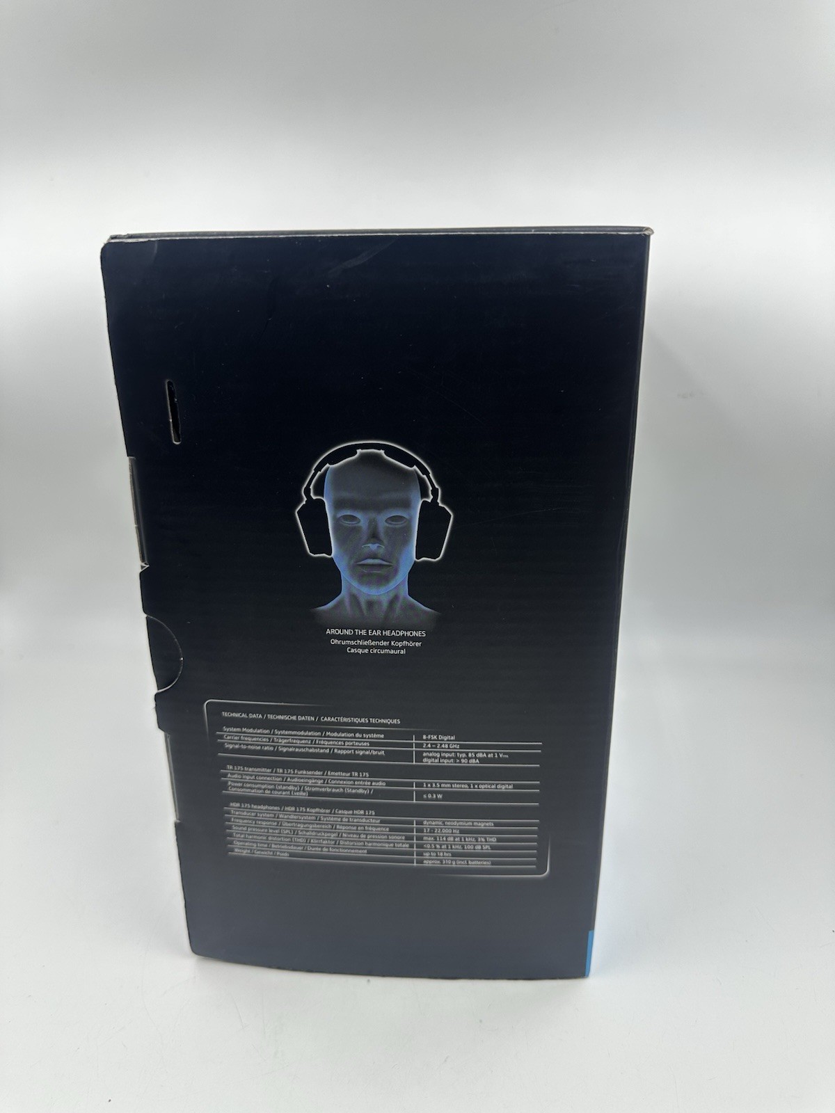 Sennheiser Over Ear RF Wireless Surround Sound TV Headphones RS 175-Complete