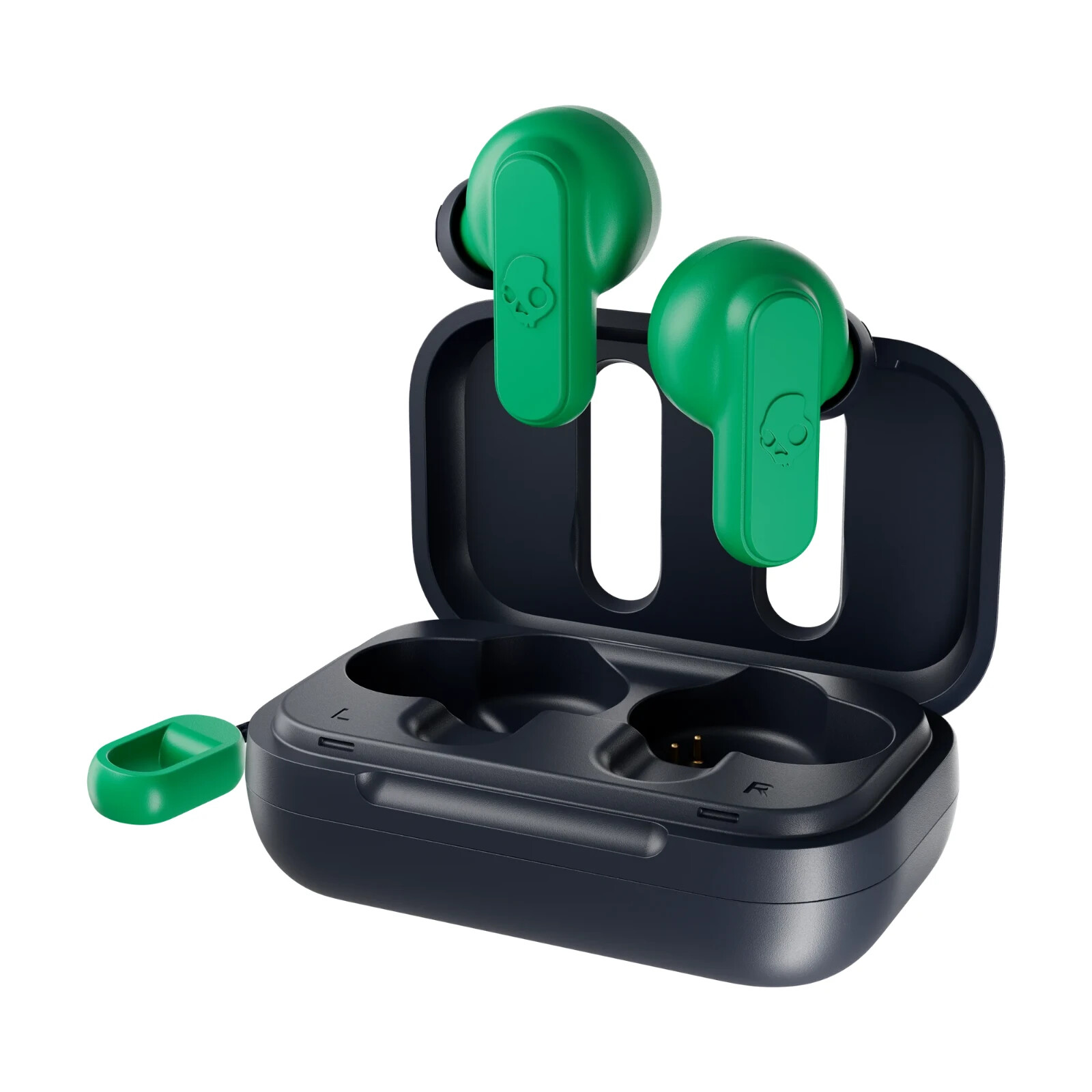 Skullcandy Dime XT 2 Wireless Earbuds – Dark Blue Green -(Certified Refurbished)