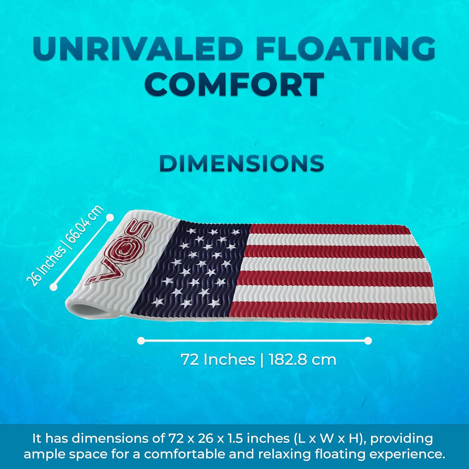 Infinity Lounger Effusion Float for Adults and Kids, Ultra Buoyant Water Floats
