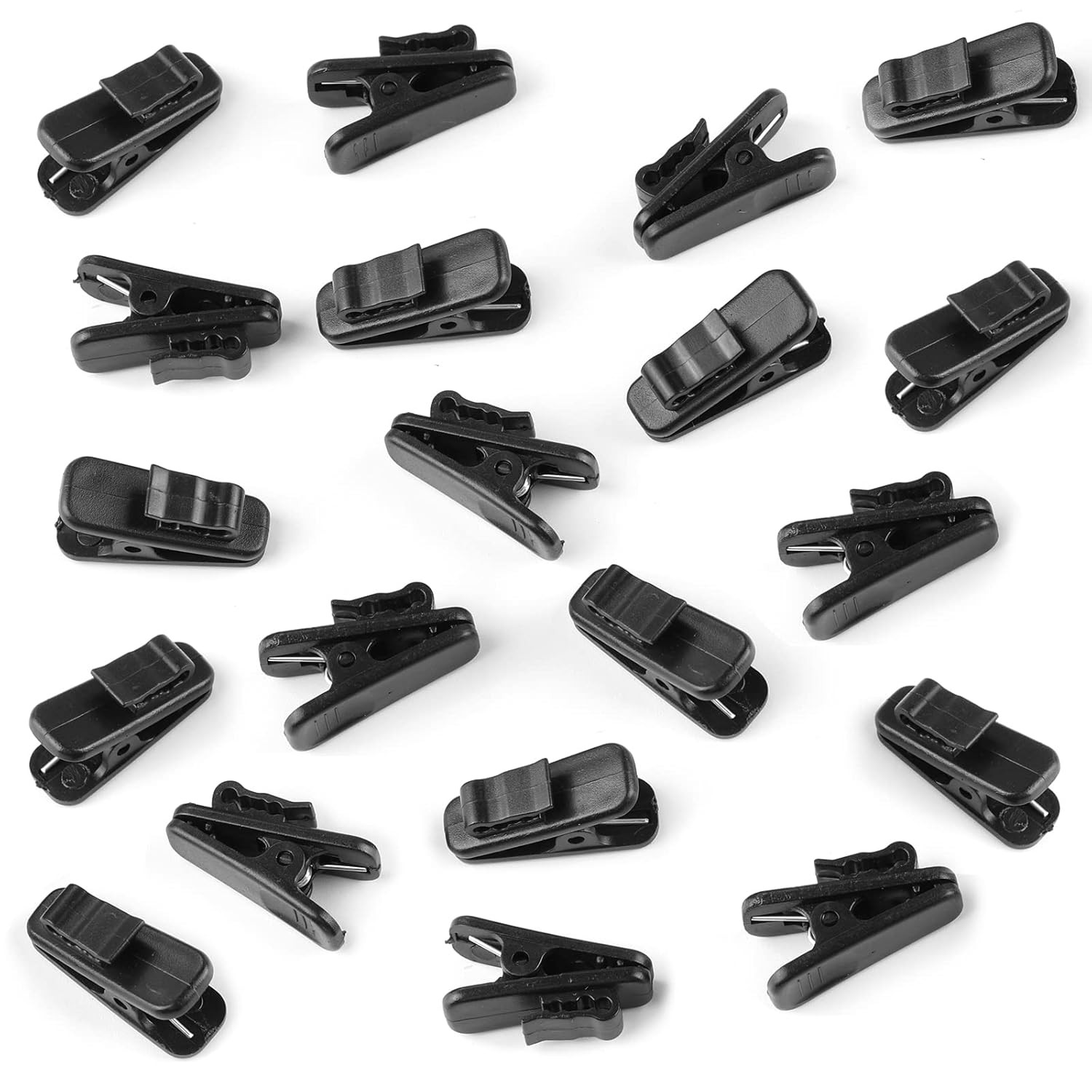 20 Earphone Wire Clips Headphone Wire Clothing Clips for Fixing Headphone Wire