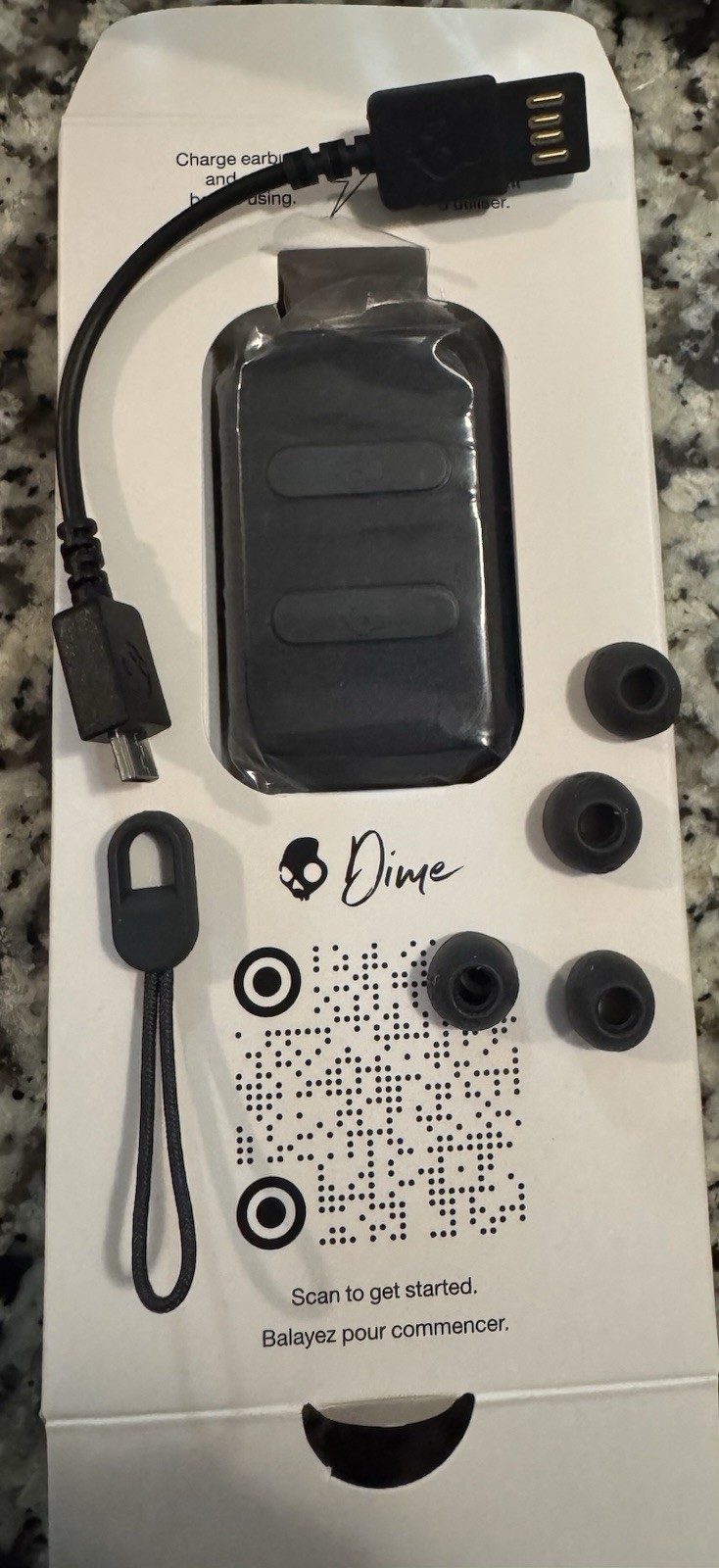 Skullcandy Dime XT True Wireless Earbuds in Black