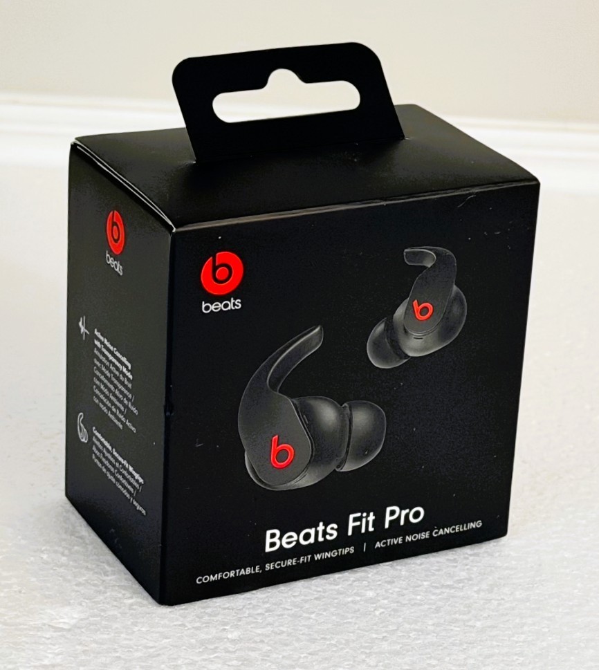 New Beats Fit Pro True Wireless Noise Cancelling In-Ear Earbuds Black MK2F3LL/A