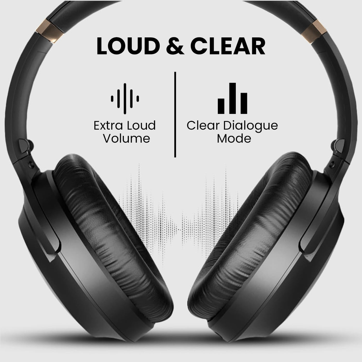 Duet – Dual Wireless Headphones for TV Watching, Clear Voice & Loud Volume for S