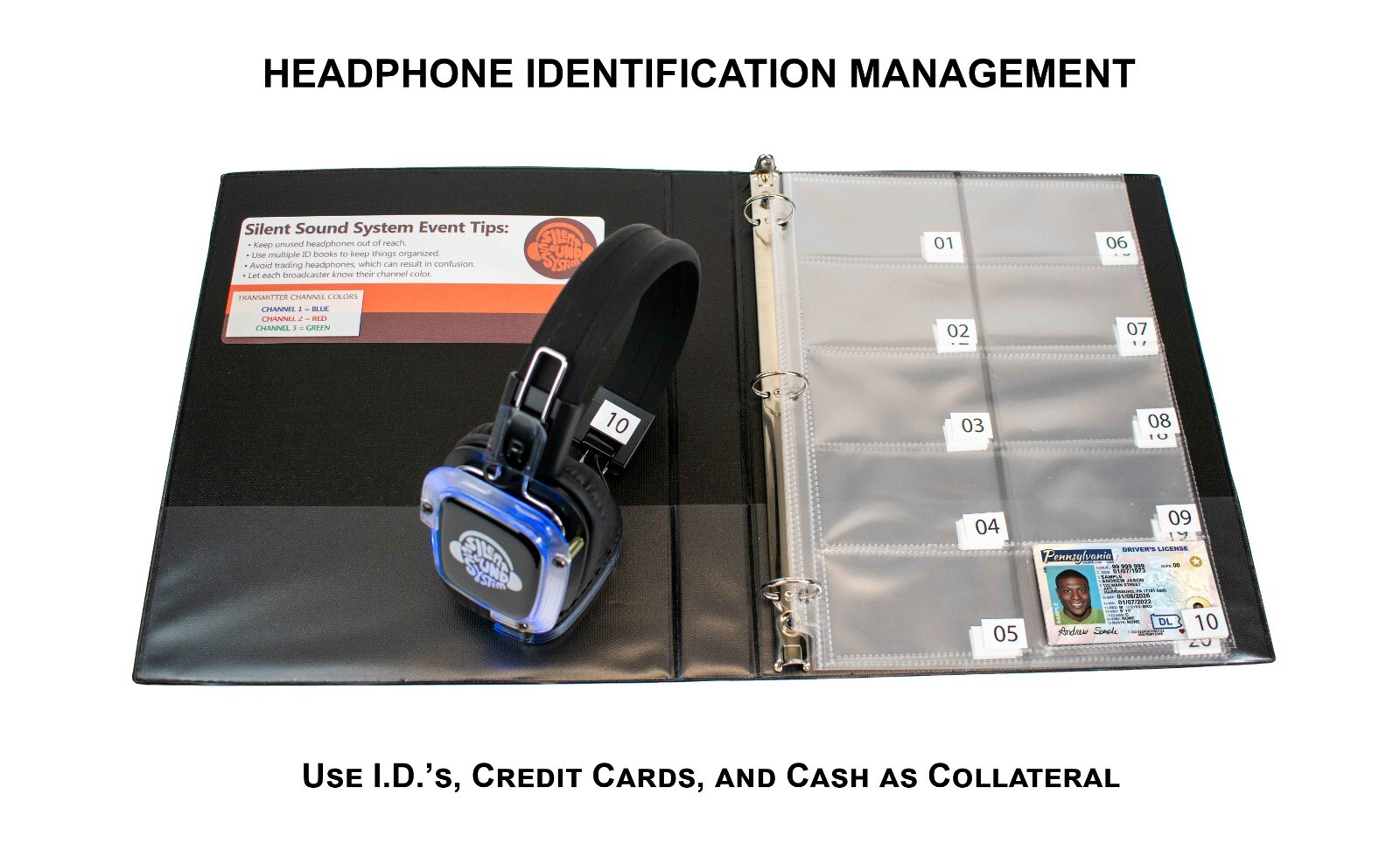 BEST Silent Disco Sound System Headphones (30 Headphones + 3 Transmitters)