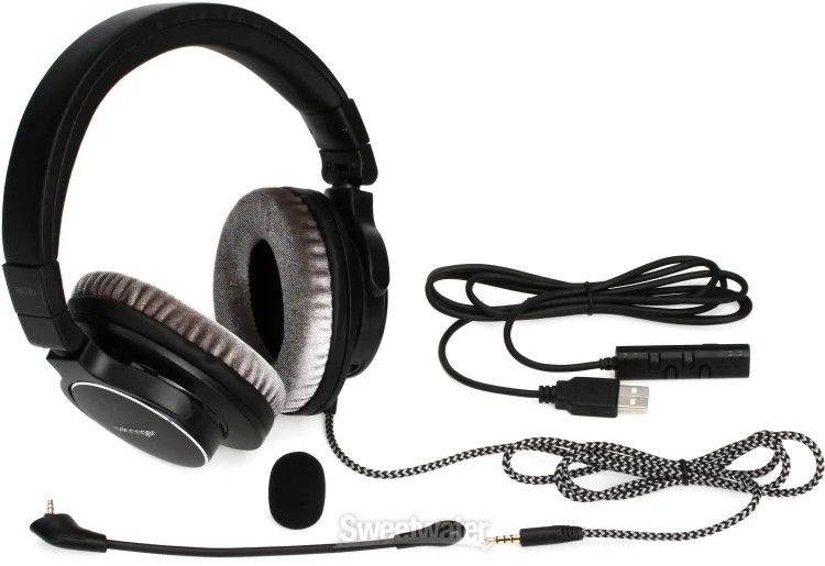Behringer BH470U Premium Stereo Headset with Detachable Microphone and USB Cable