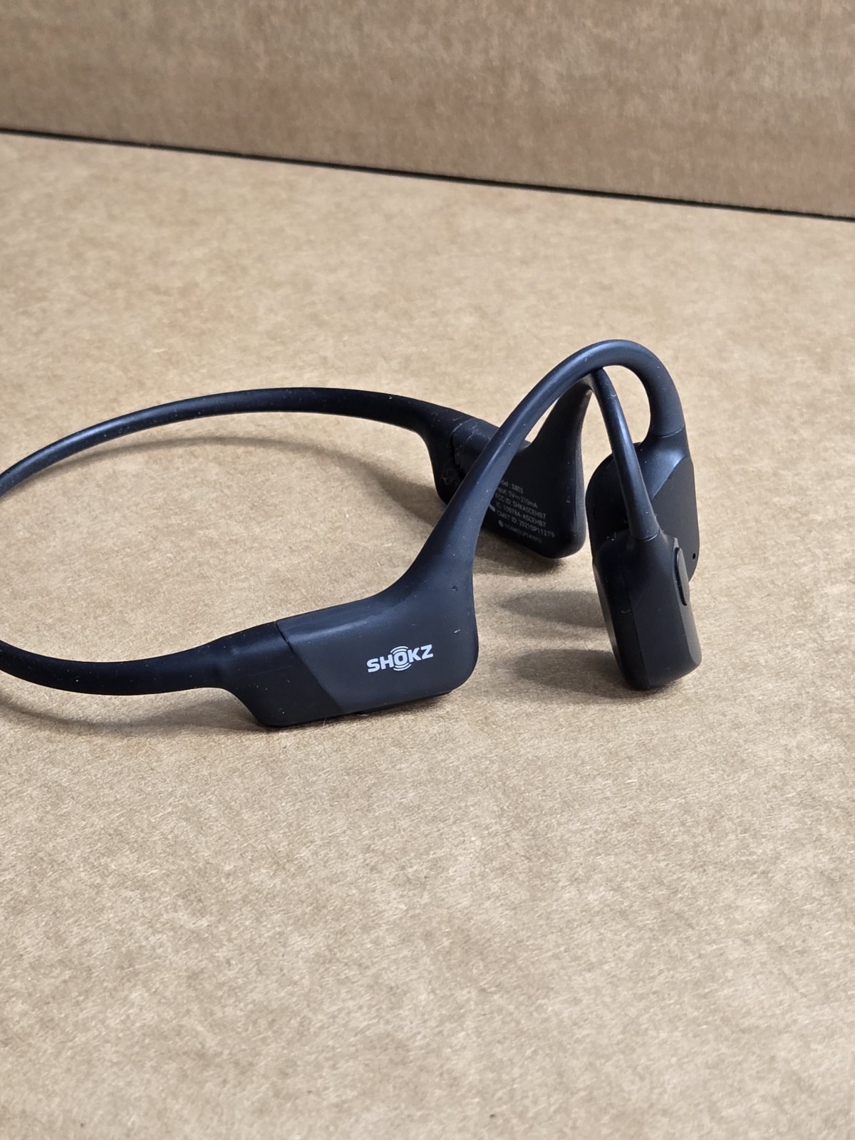 SHOKZ OpenRun S803 Open-Ear Bone Conduction Sport Headphones Only Black
