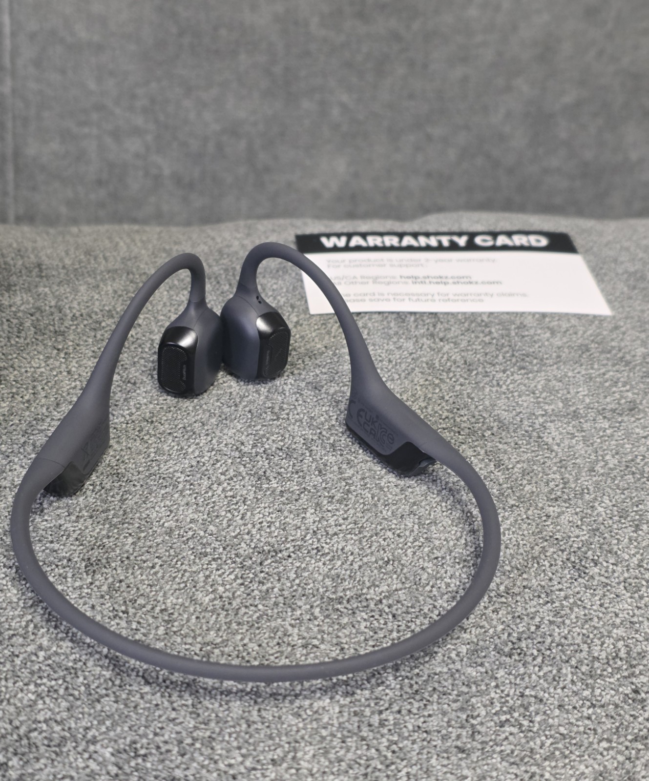 Shokz OpenRun Pro2 Open-Ear Behind-the-Neck Bluetooth Headphones Gray