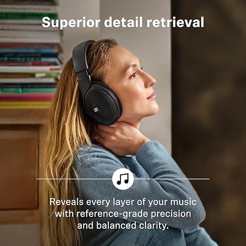 Sennheiser Open-Back Over-Ear Wired Headphones – Neutral, Natural Sound HD 560S