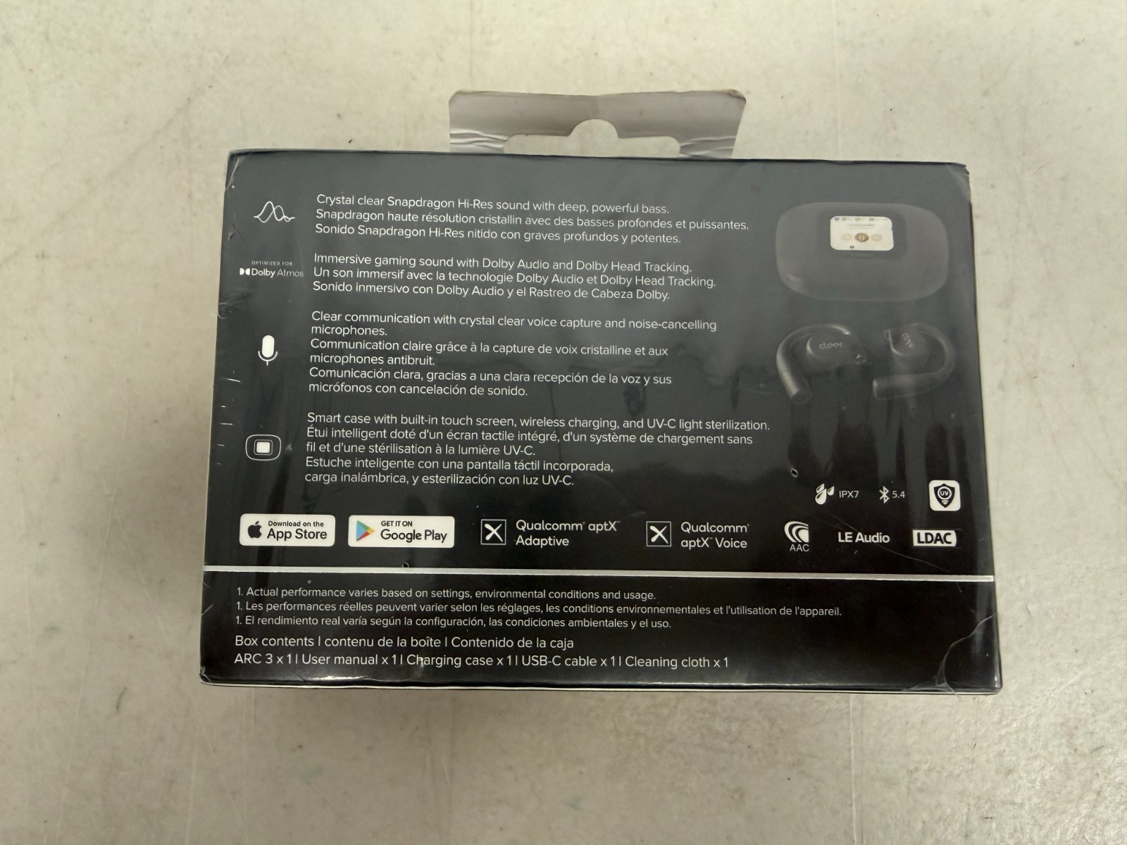 Cleer ARC 3 True Wireless Open Ear Headphones – Dolby Audio, Snapdragon Sound