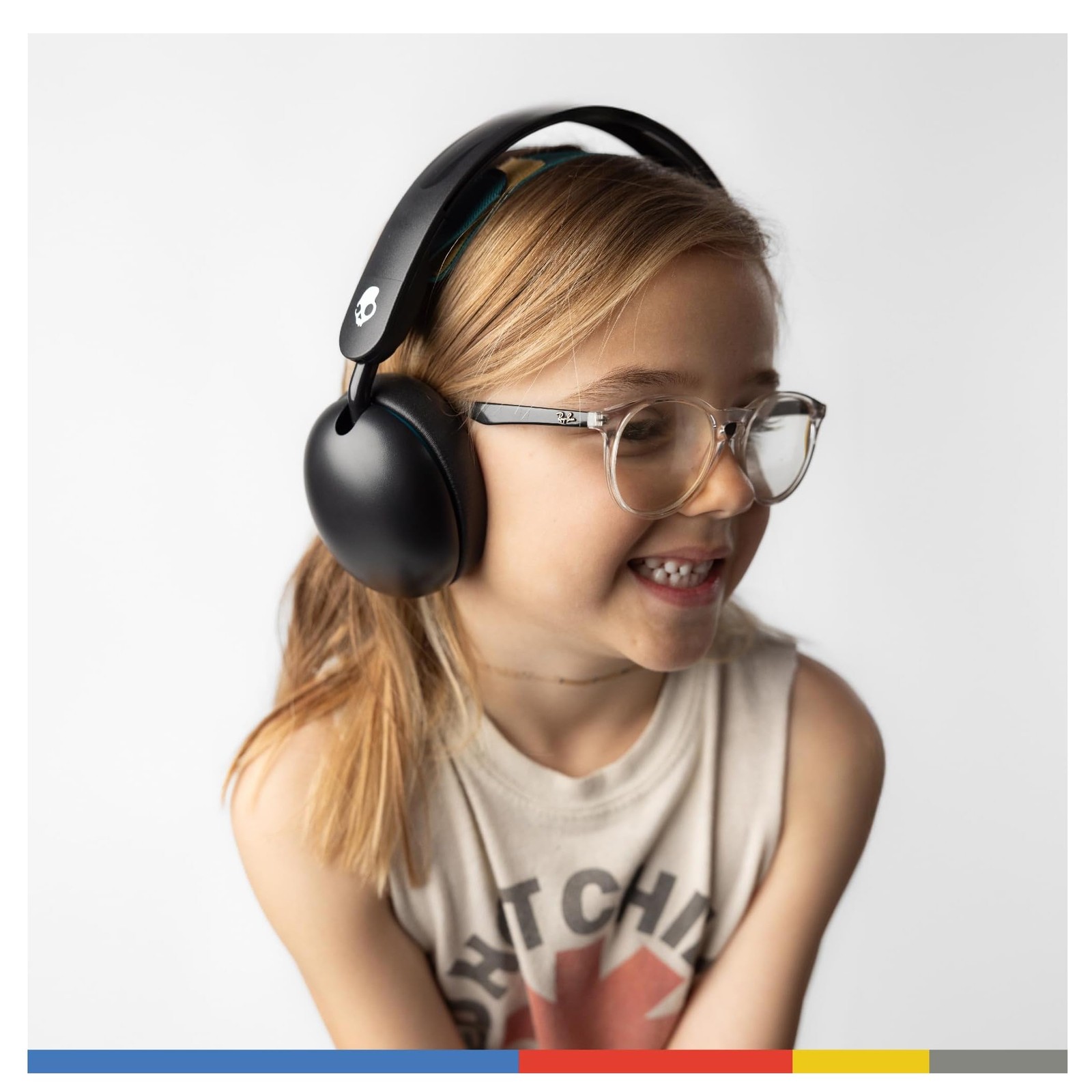Skullcandy Grom XT Headphones for Kids 6+ Safe Sound Volume