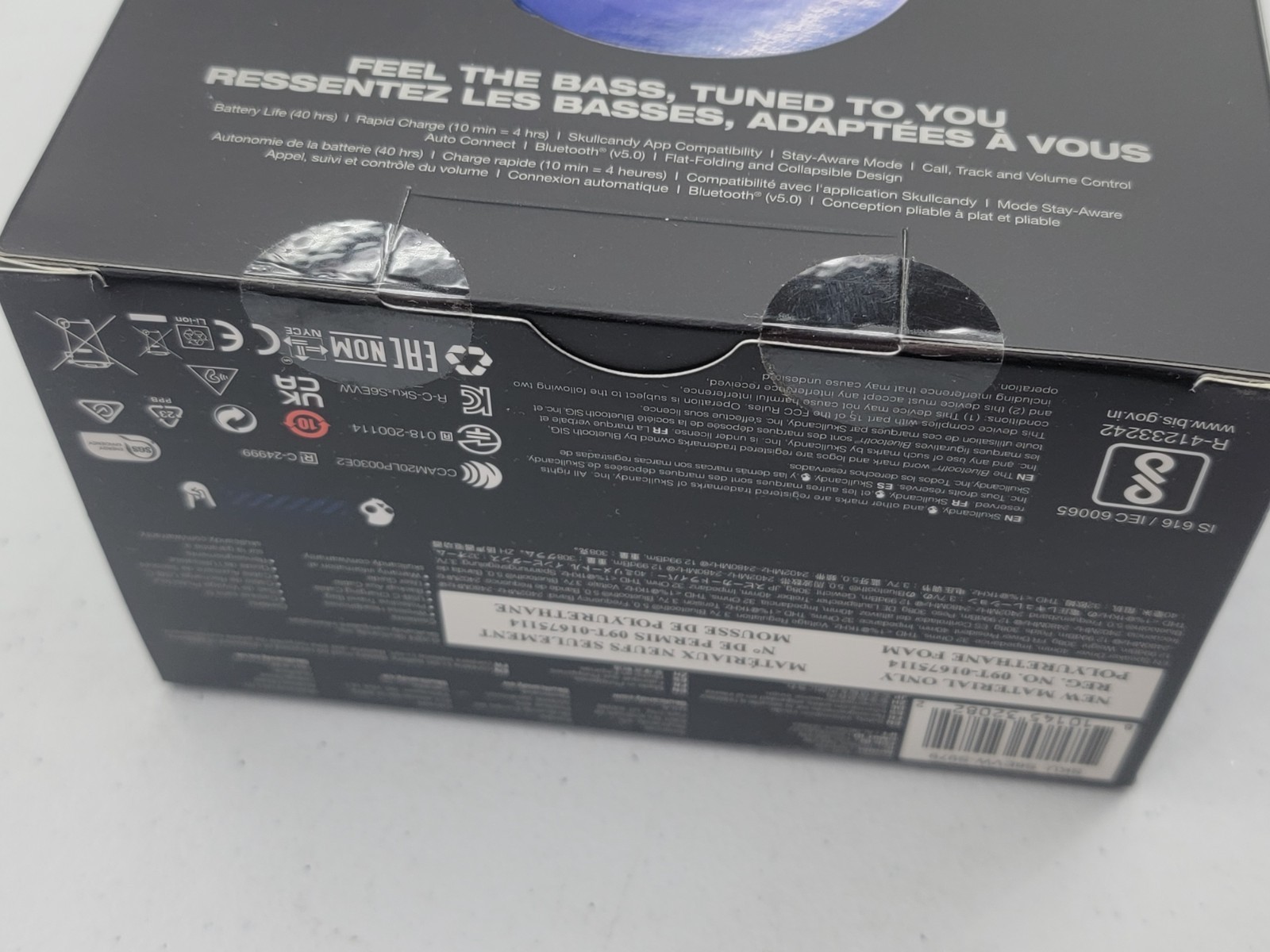 NEW Skullcandy Crusher Evo Wireless Bluetooth Over Ear Headphones Midnight Blue