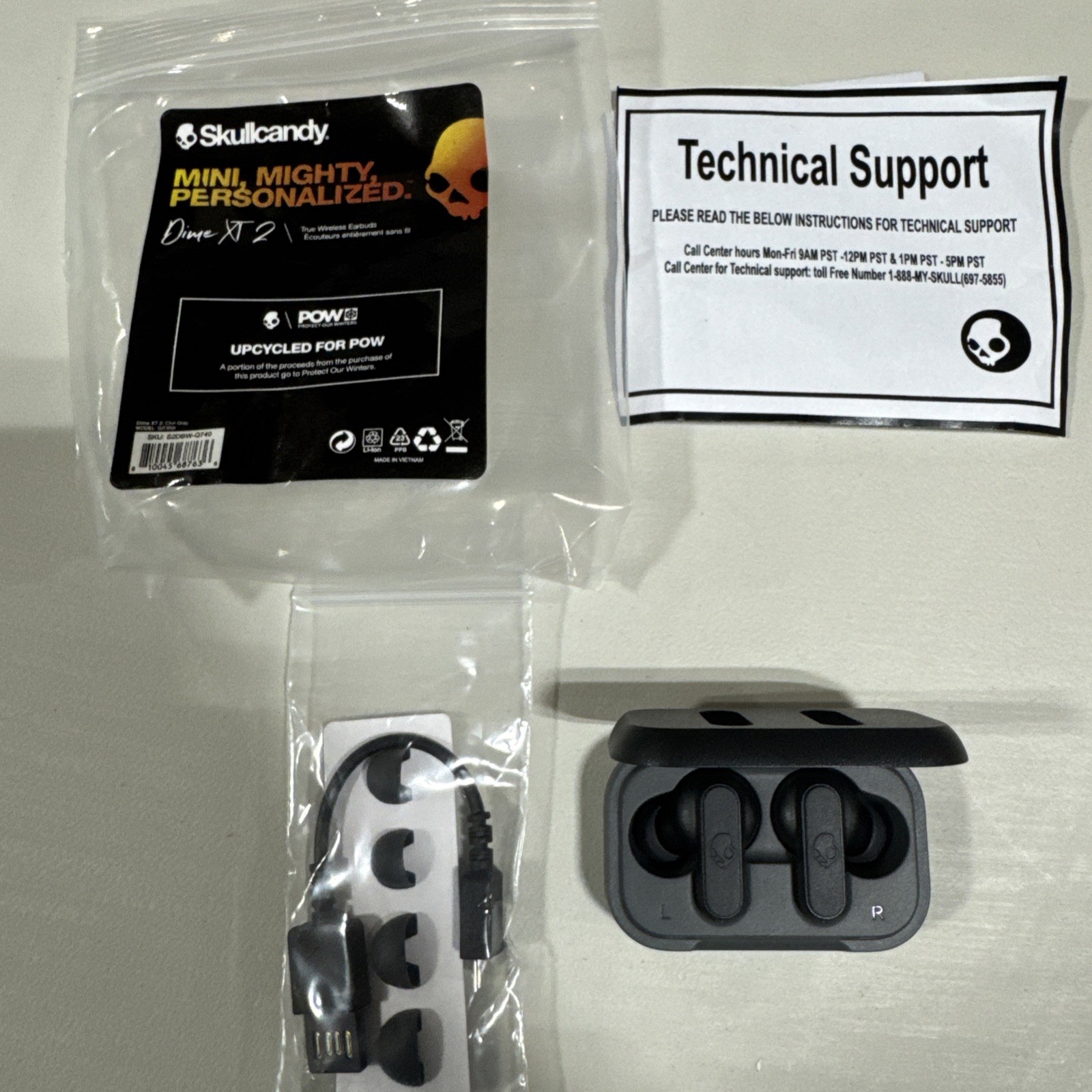 Skullcandy Dime XT 2 Wireless Earbuds Bin A13 R1